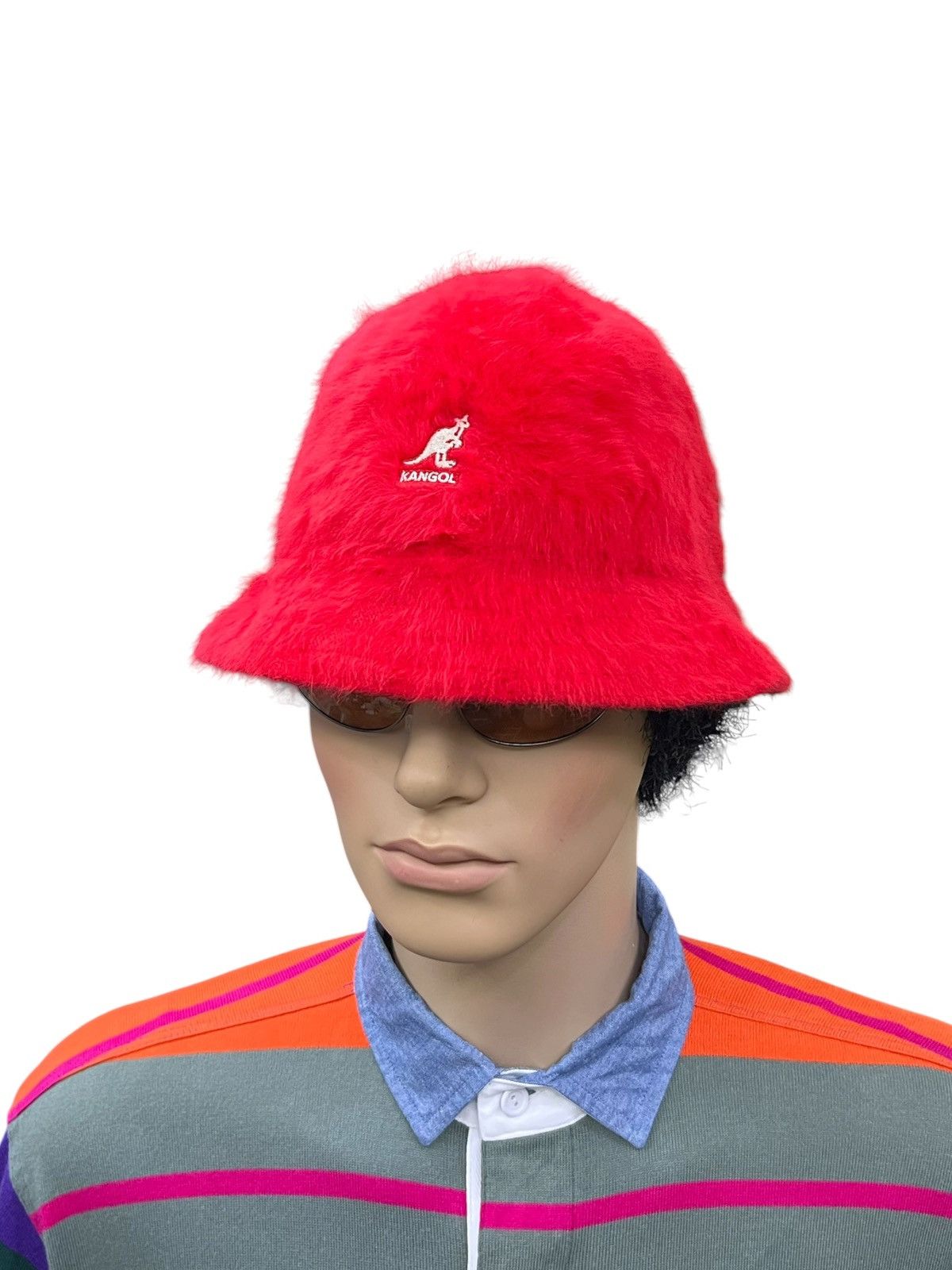 Kangol 90s Kangol Furgora Red Angora Bucket Hat Hip Hop Rapper Icon Size ONE SIZE - 2 Thumbnail
