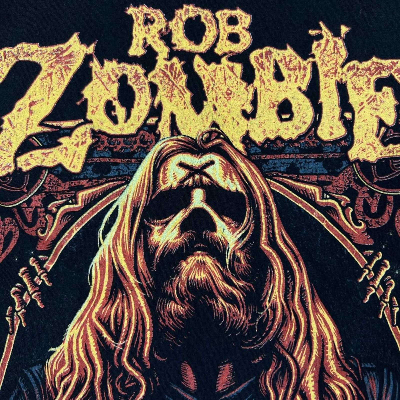 Band Tees × Vintage 2020 Rob Zombie Shirt Warlock Graphic Short Sleeve Band Tee Size US XL / EU 56 / 4 - 3 Thumbnail