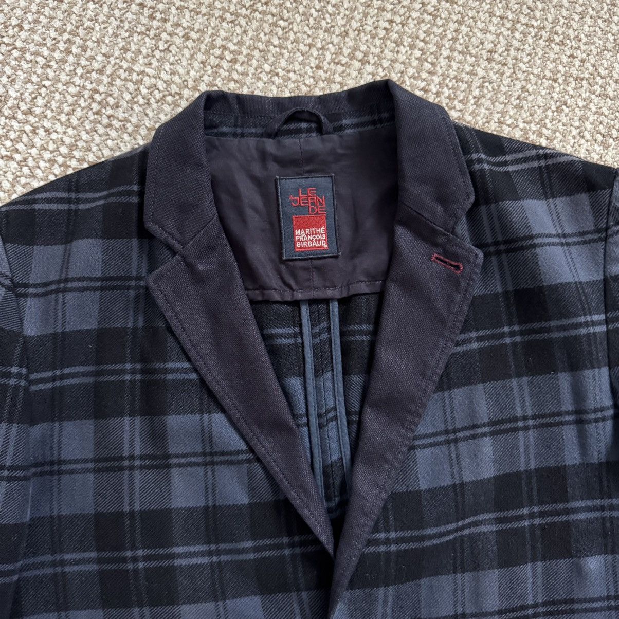 Marithe + Francois Girbaud Marithe Francois Girbaud Wool Blend Plaid Blazer Size 52R - 2 Thumbnail