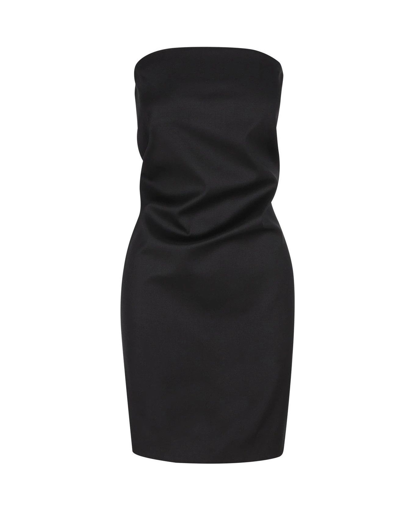 Saint Laurent Paris o1bcso1str0426 Strapless Pencil Dress in Black Size L / US 10 / IT 46 - 1 Thumbnail