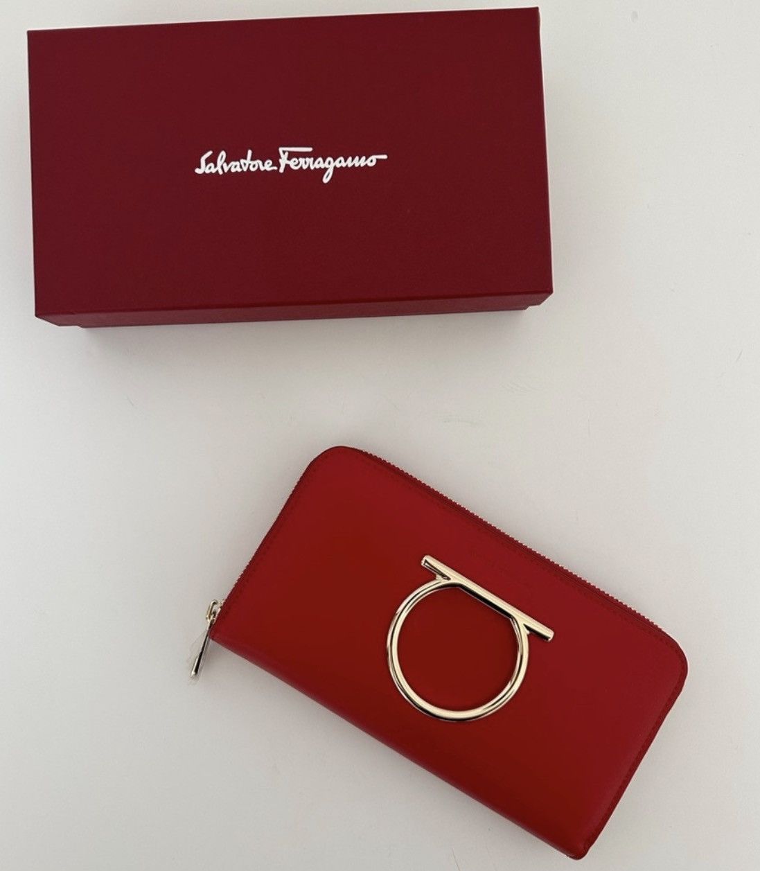 Salvatore Ferragamo Salvatore Ferragamo Red Leather Wallet Size ONE SIZE - 6 Thumbnail