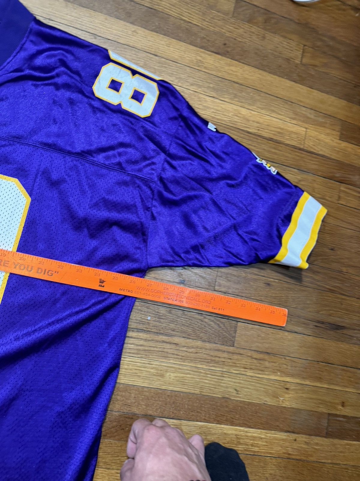 Puma × Vintage Vintage Chris Carter Minnesota Vikings Jersey Size US XXL / EU 58 / 5 - 9 Thumbnail