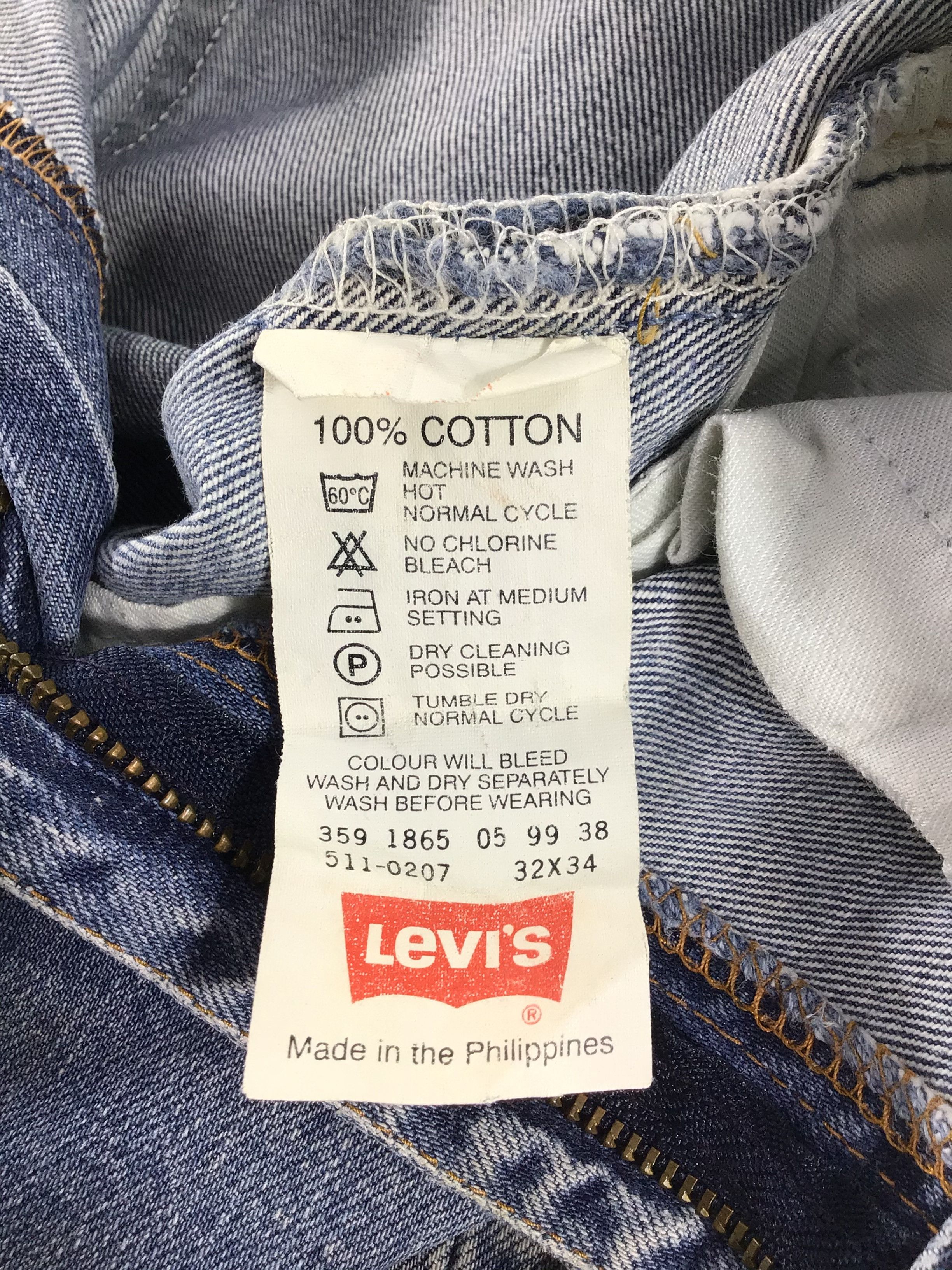 Levi's Vintage Levis 511 Jeans-JM065 Size US 32 / EU 48 - 7 Thumbnail