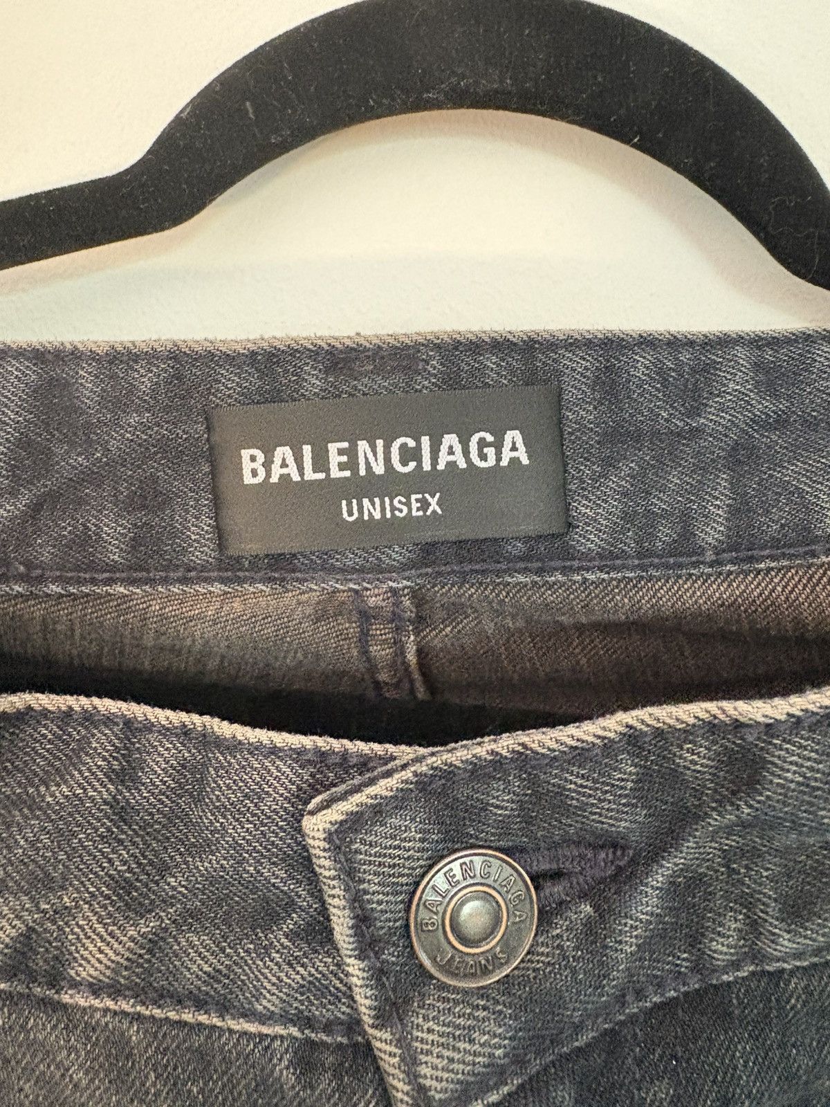 Balenciaga BALENCIAGA FW21 JAPANESE DENIM CARGO PANTS IN BLUE Size US 28 / EU 44 - 5 Thumbnail