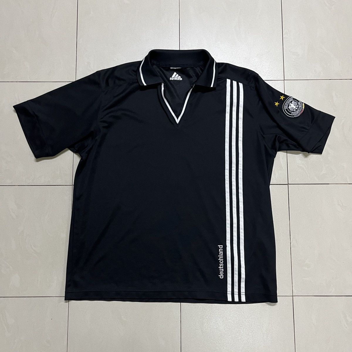 Adidas × Vintage Vintage Adidas Deutschland Germany Jersey Shirt Size US M / EU 48-50 / 2 - 2 Thumbnail
