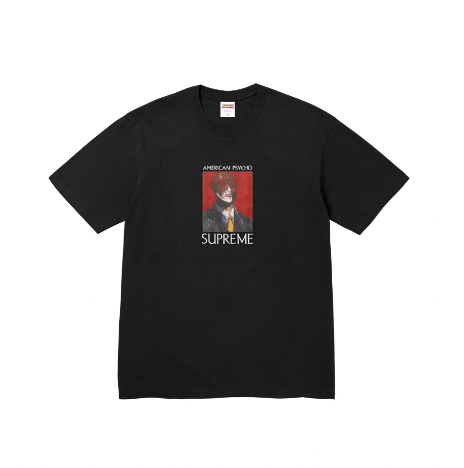 Supreme Supreme American Psycho Tee in Black | Grailed
