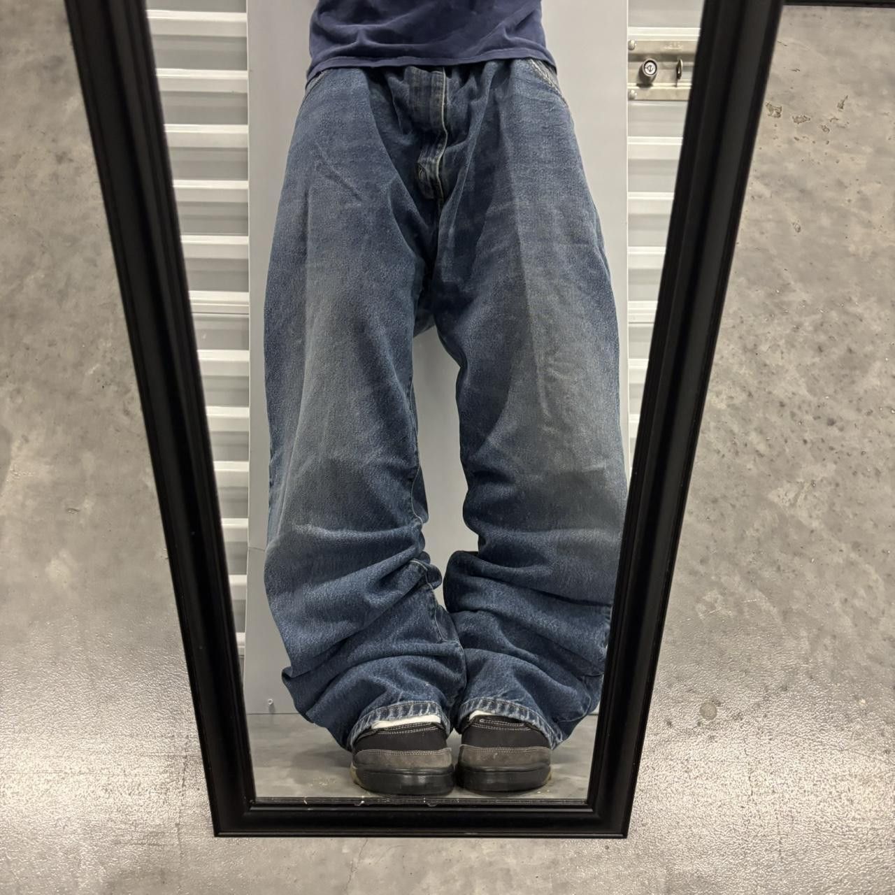 Levi's × Vintage Crazy Vintage Y2K/2000s Baggy Grunge Dark Wash Levis Skater Denim Jeans! Size US 42 / EU 58 - 1 Thumbnail
