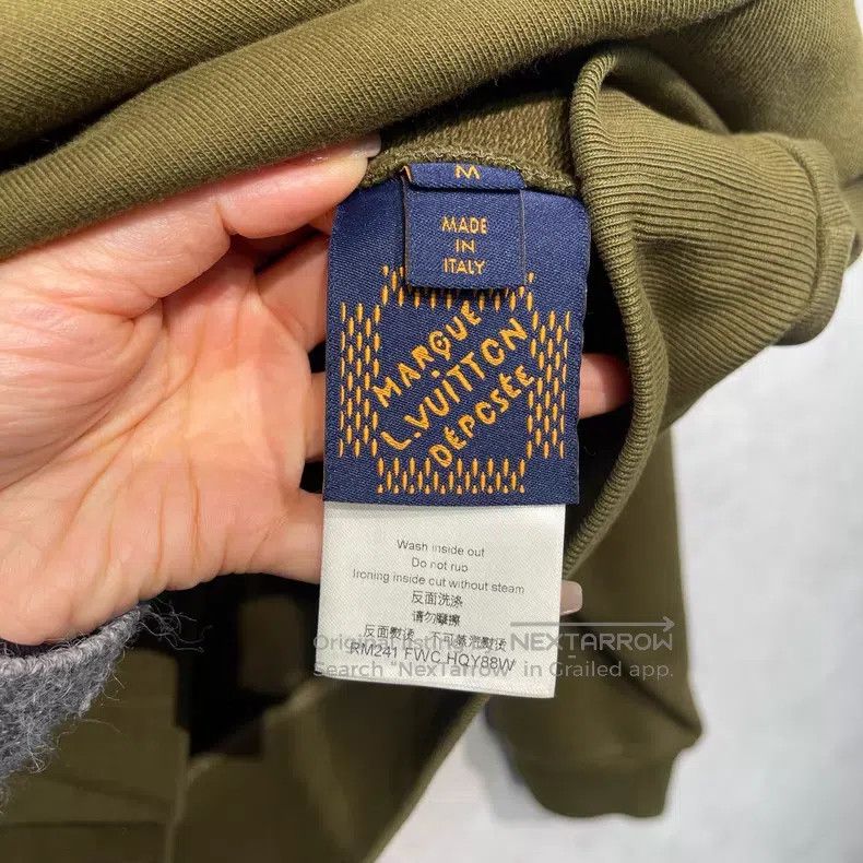 Louis Vuitton Louis Vuitton SS24 studded logo green pullover sweatshirt Size US M / EU 48-50 / 2 - 6 Thumbnail