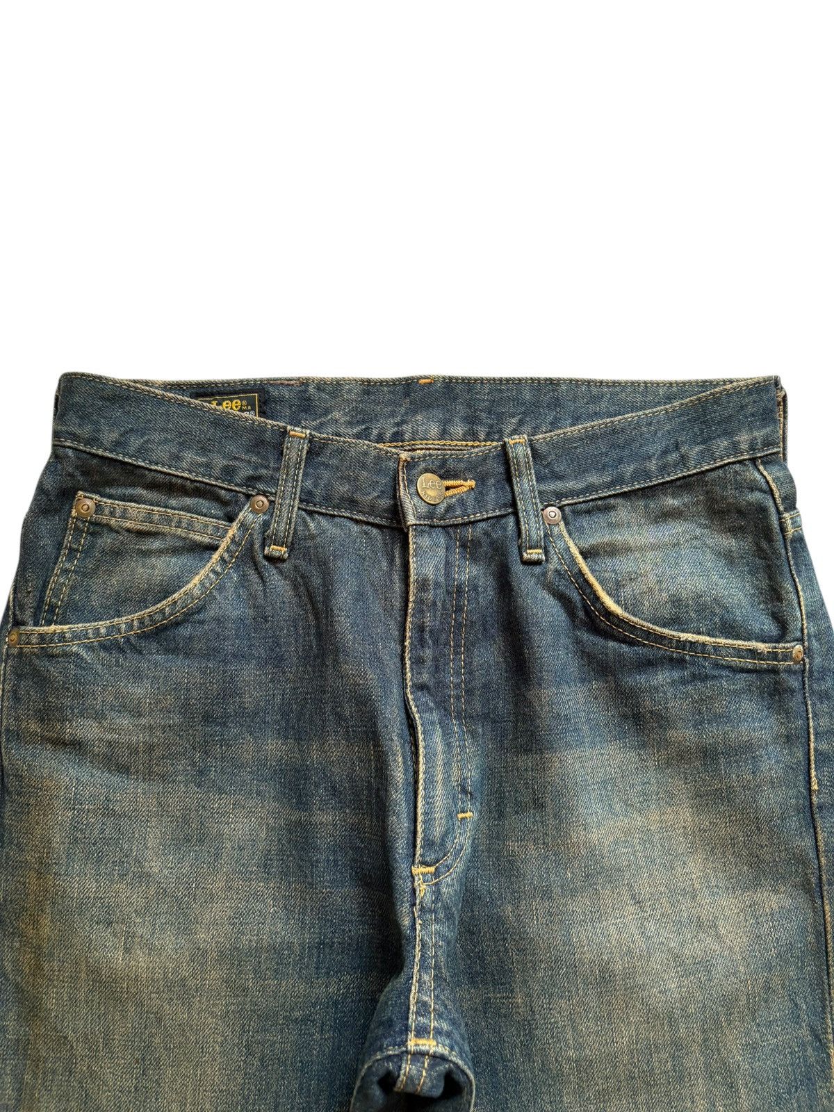Lee Vintage Japanese Lee Sanforized Mud Wash Distress Flare Jean Size US 29 - 4 Thumbnail