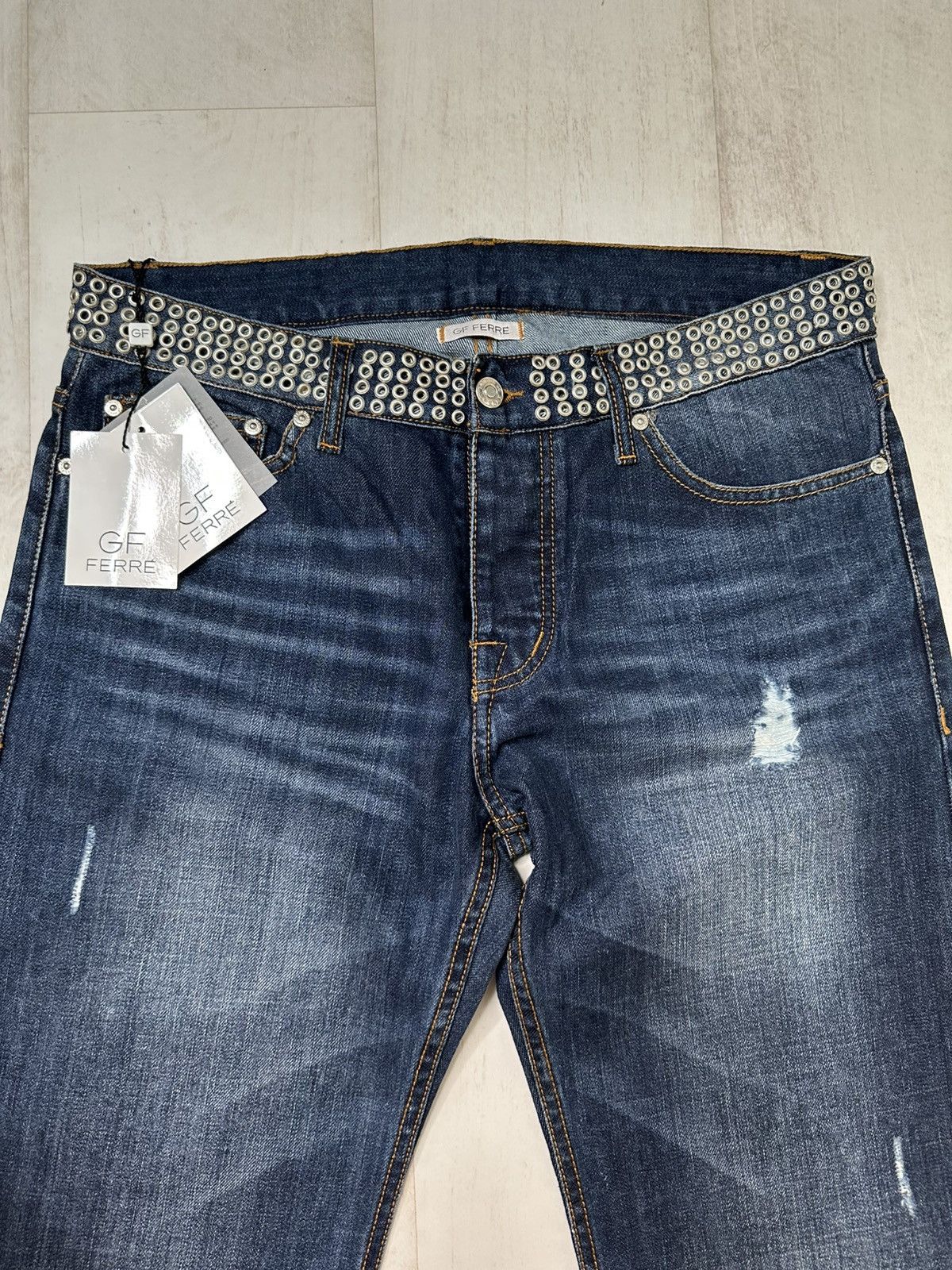 Gianfranco Ferre Gianfranco Ferre studded jeans y2k Size US 33 - 1 Thumbnail