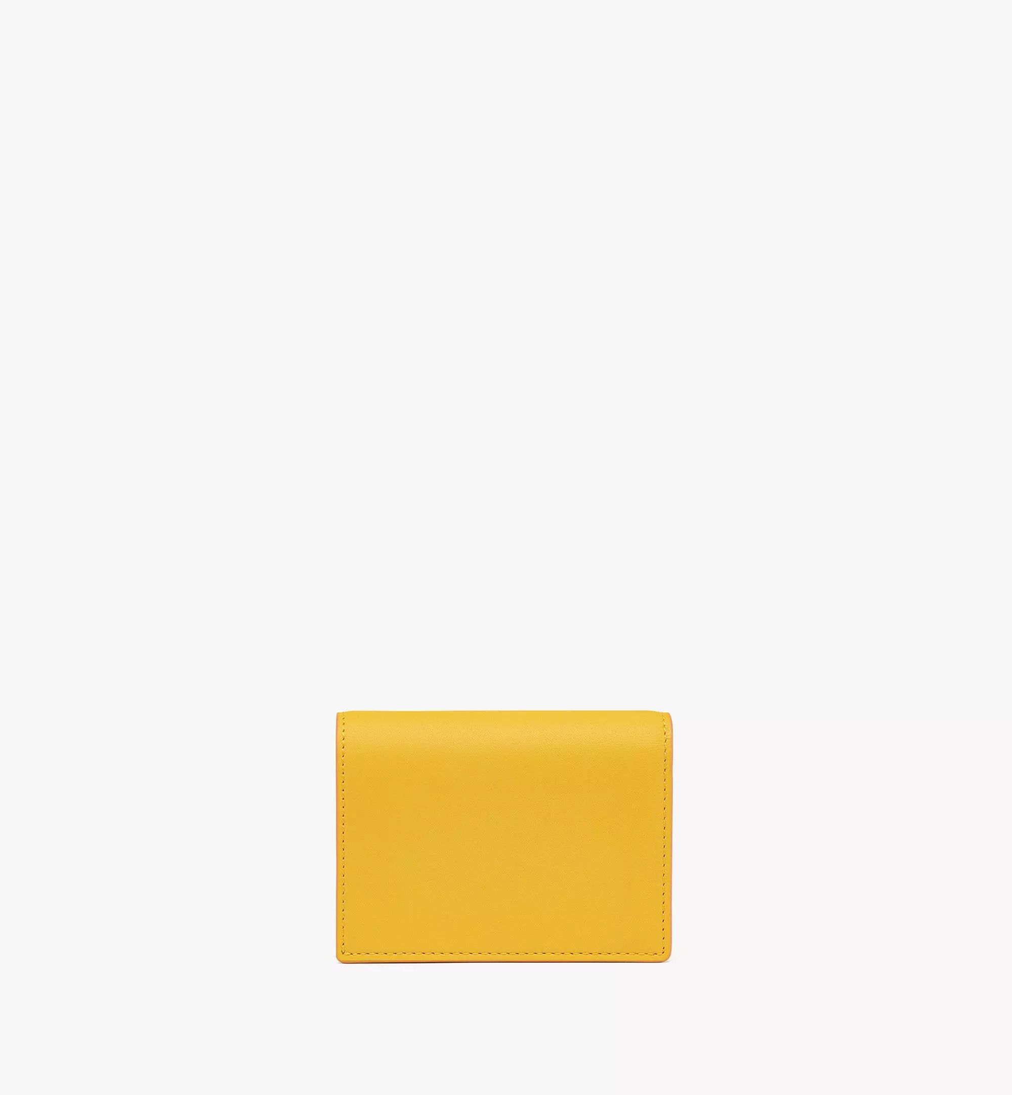 MCM o1mt1gz1224 Size: OS / Mini Fold Wallet in Yellow Size ONE SIZE - 3 Thumbnail
