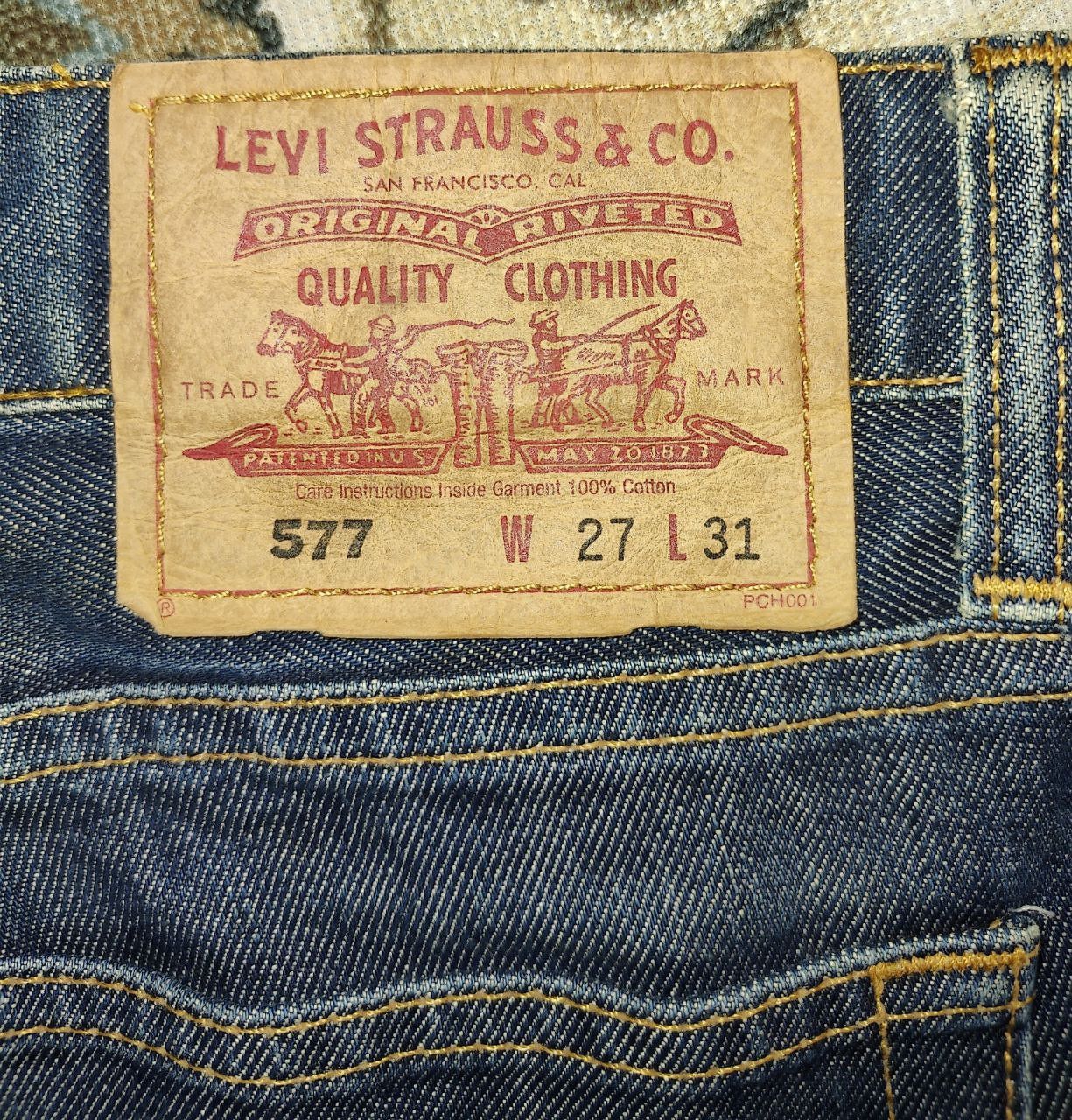Levi's Vintage Levi's 577 Flare Denim Size US 28 / EU 44 - 6 Thumbnail