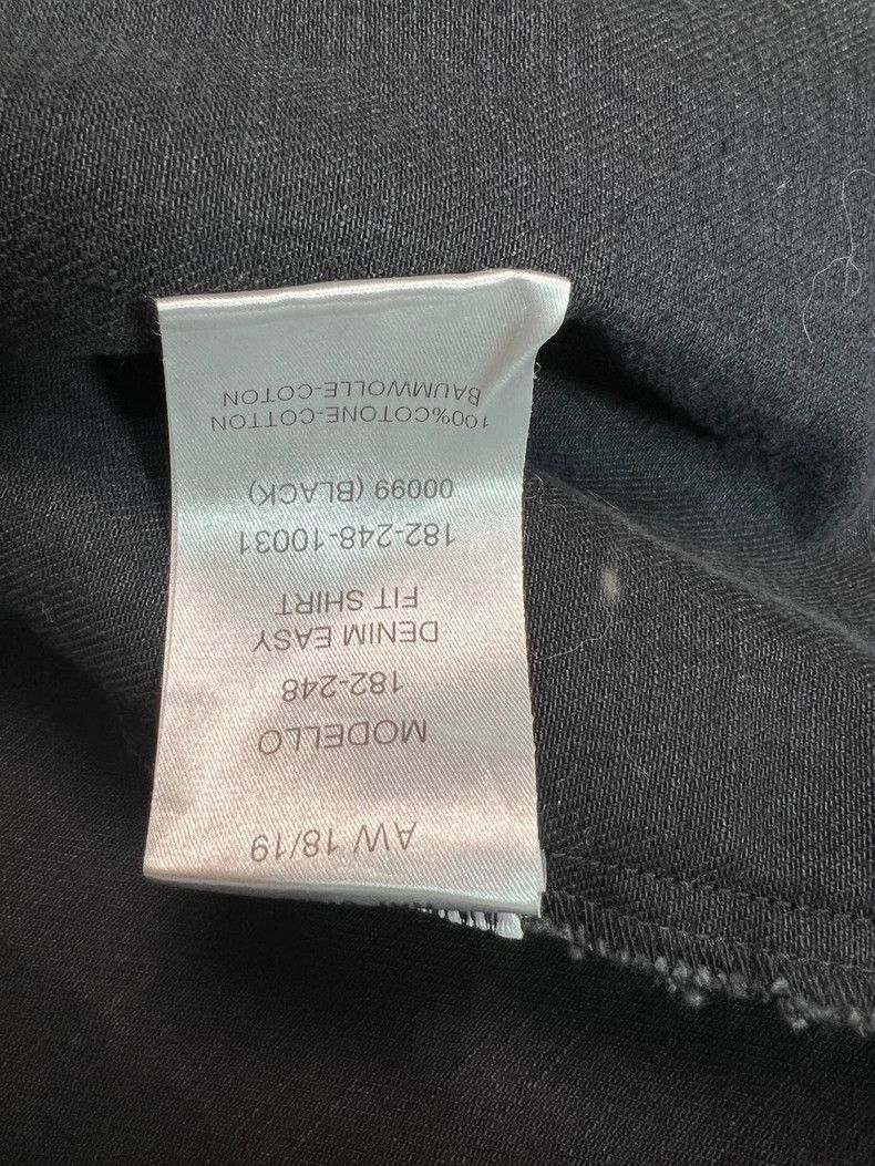 Raf Simons Raf Simons 18aw Black Denim Shirt 2504-Nextarrow Size US S / EU 44-46 / 1 - 6 Thumbnail