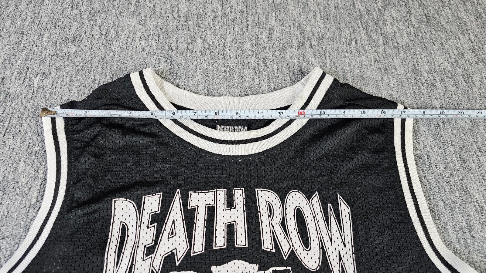 Death Row Records Vintage Death Row Records Mesh Basketball Jersey Tank Top M Size US M / EU 48-50 / 2 - 6 Thumbnail