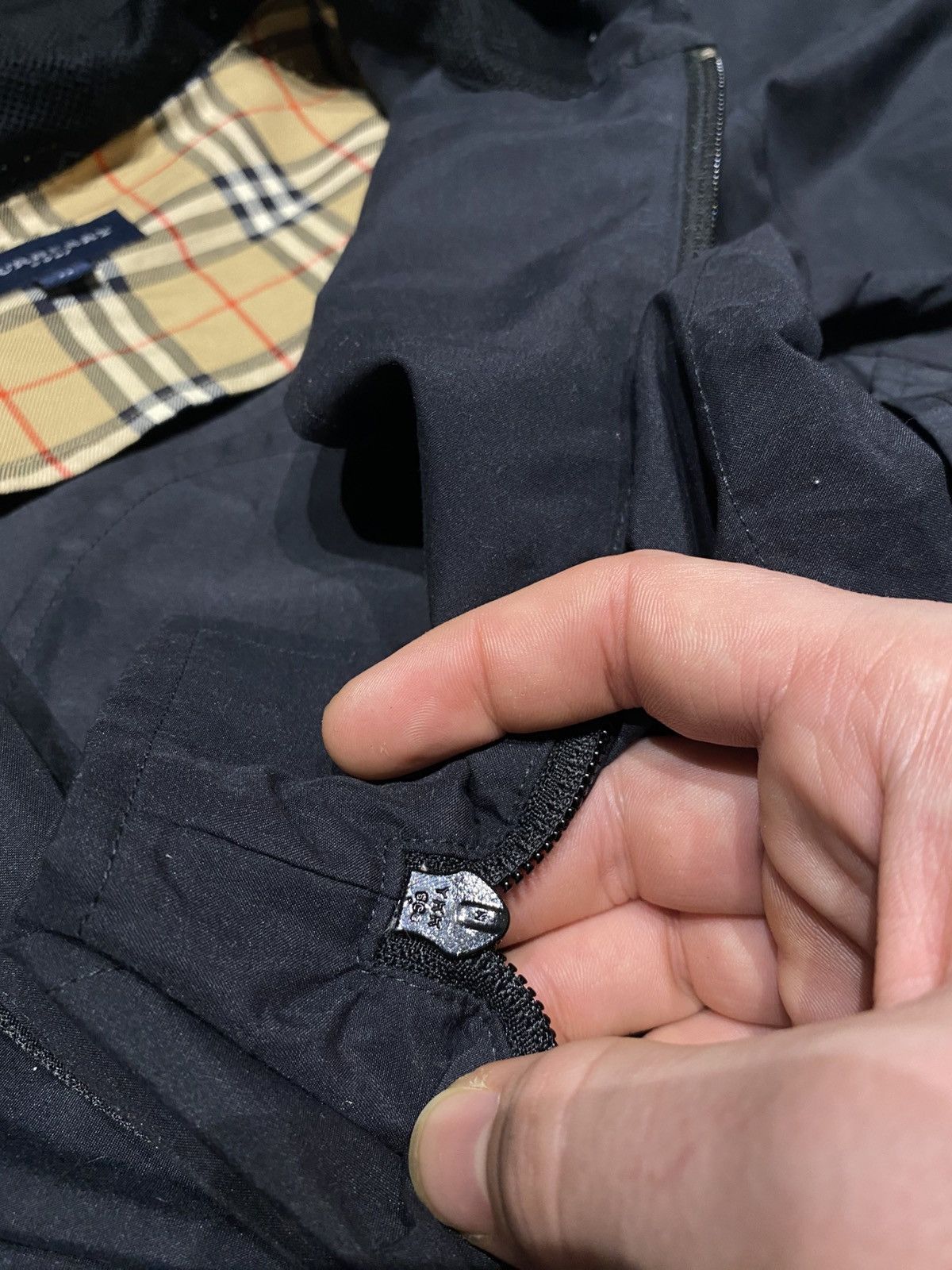 Burberry Burberry Golf Anorak Quarter Zip Hoodie Jacket Black Size US M / EU 48-50 / 2 - 7 Thumbnail