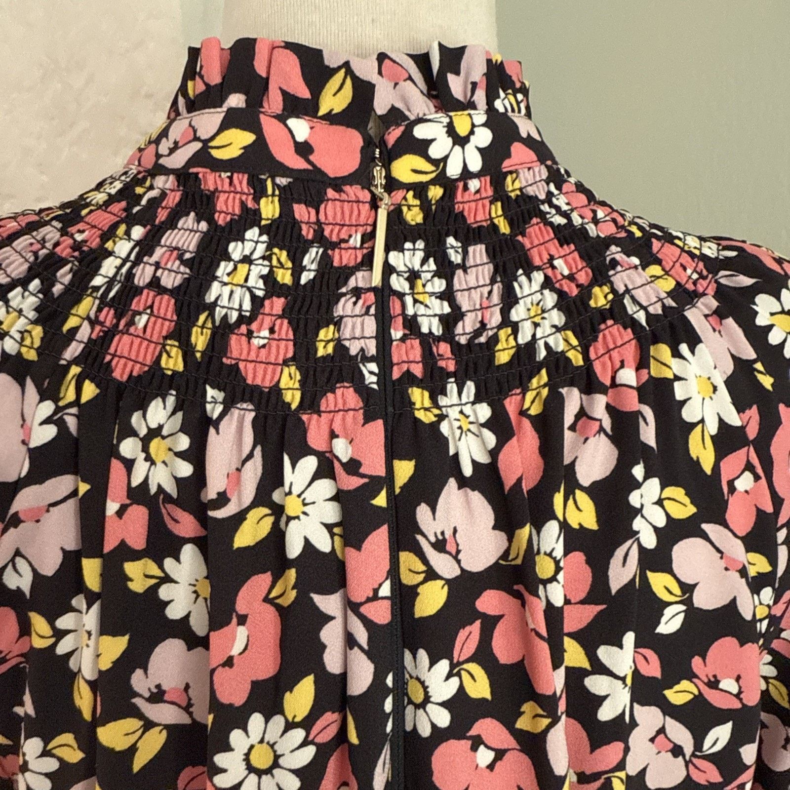 Kate Spade Kate Spade Day Trip Floral Shift Dress M smock ruffle Size M / US 6-8 / IT 42-44 - 6 Thumbnail