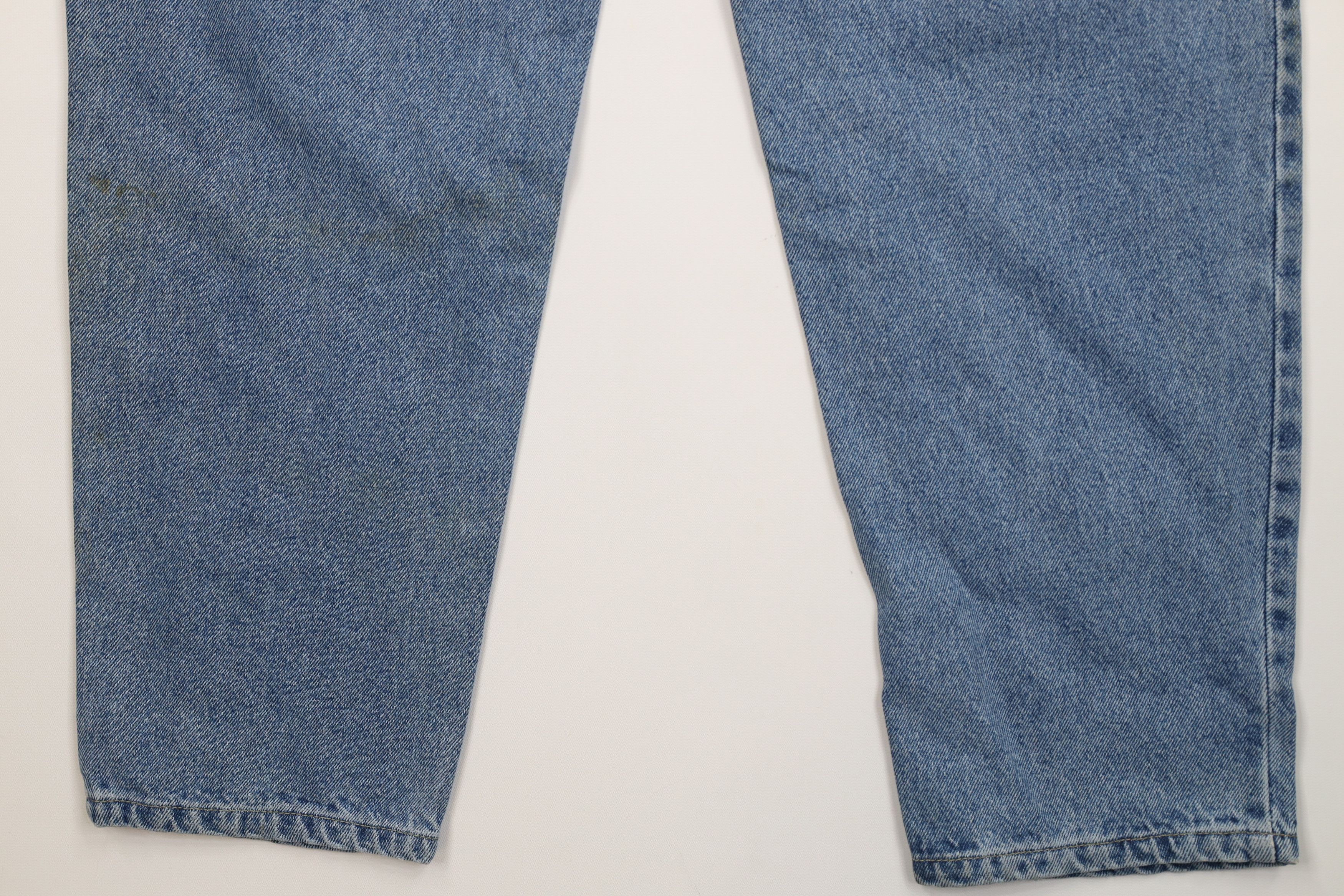 Columbia Deadstock Vintage 90s Columbia Fit Tapered Leg Denim Jeans Size 38" / US 16 / IT 52 - 13 Thumbnail