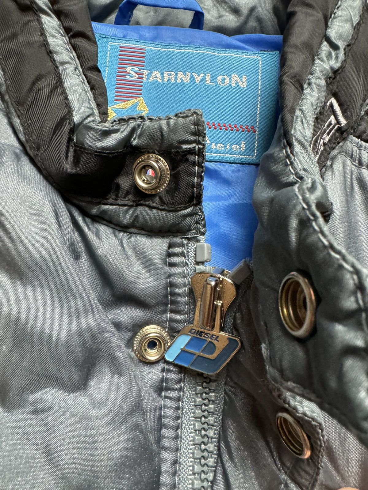 Diesel × Japanese Brand × Vintage Vintage Y2K Diesel Starnylon Metal Motorcycle Opium Bomber Size US S / EU 44-46 / 1 - 6 Thumbnail