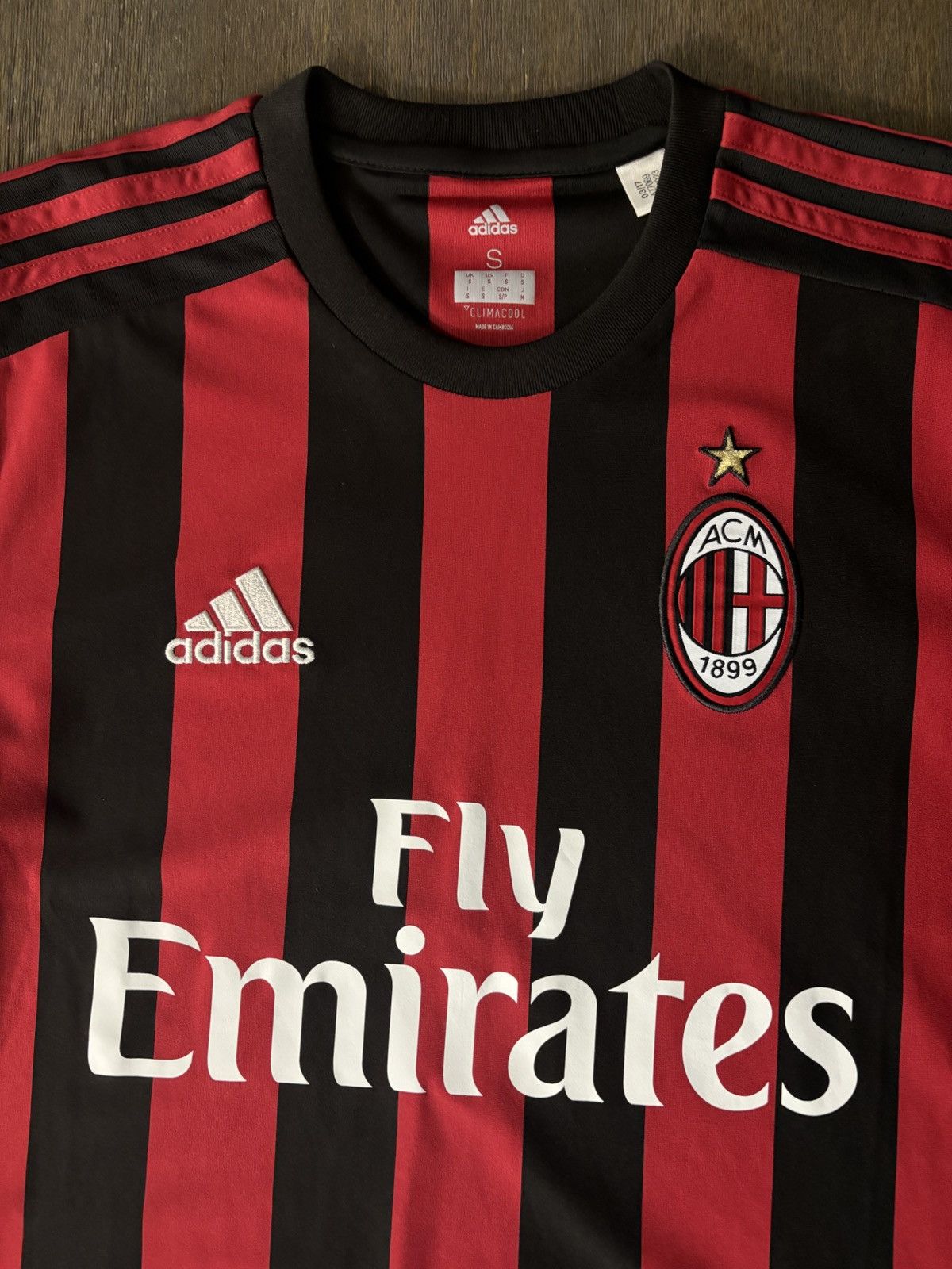 Adidas AC Milan 2017/18 Adidas Home Kit Size US S / EU 44-46 / 1 - 2 Thumbnail