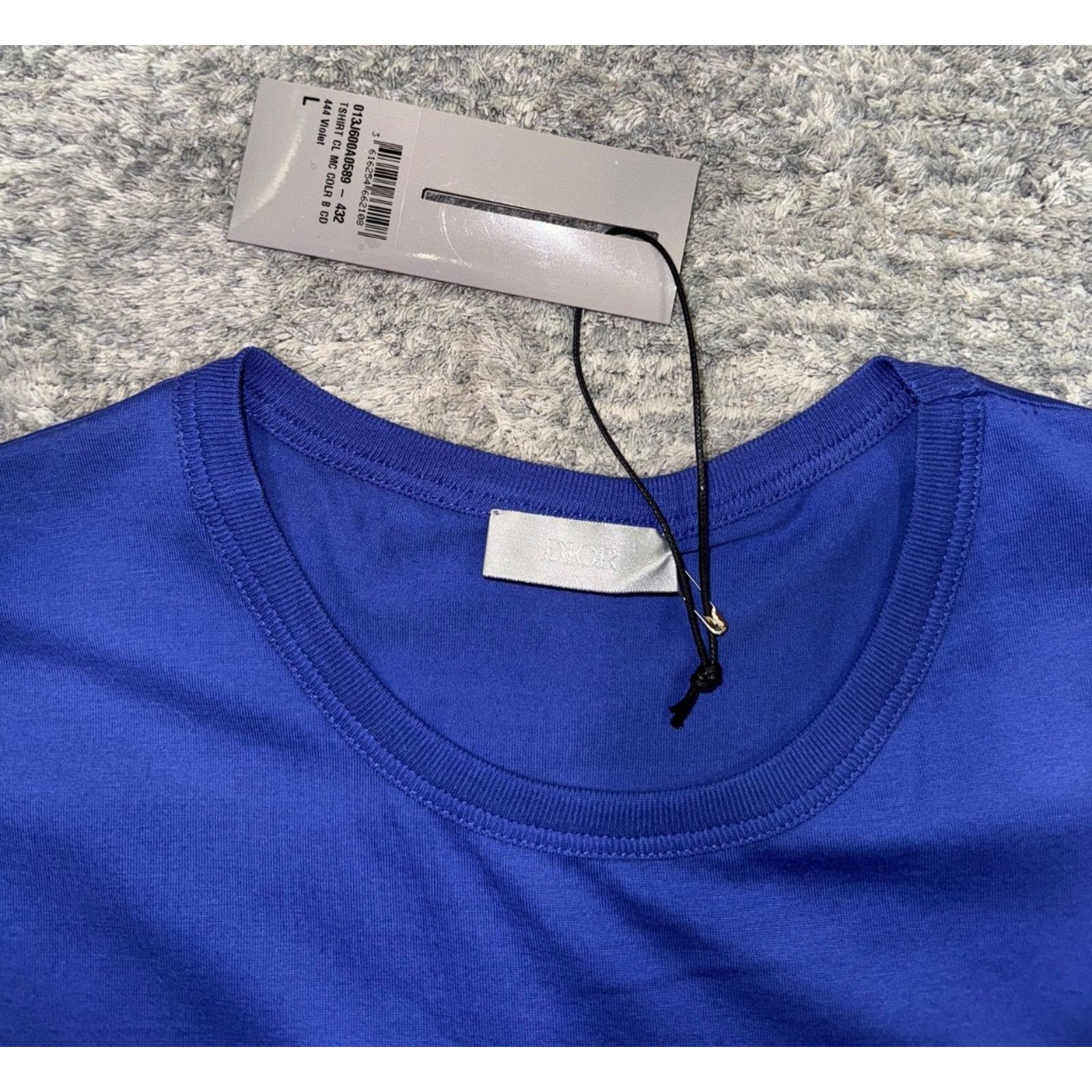 Dior Dior Violet Purple Cotton Classic Tee Shirt T-Shirt Large L Size US L / EU 52-54 / 3 - 3 Thumbnail