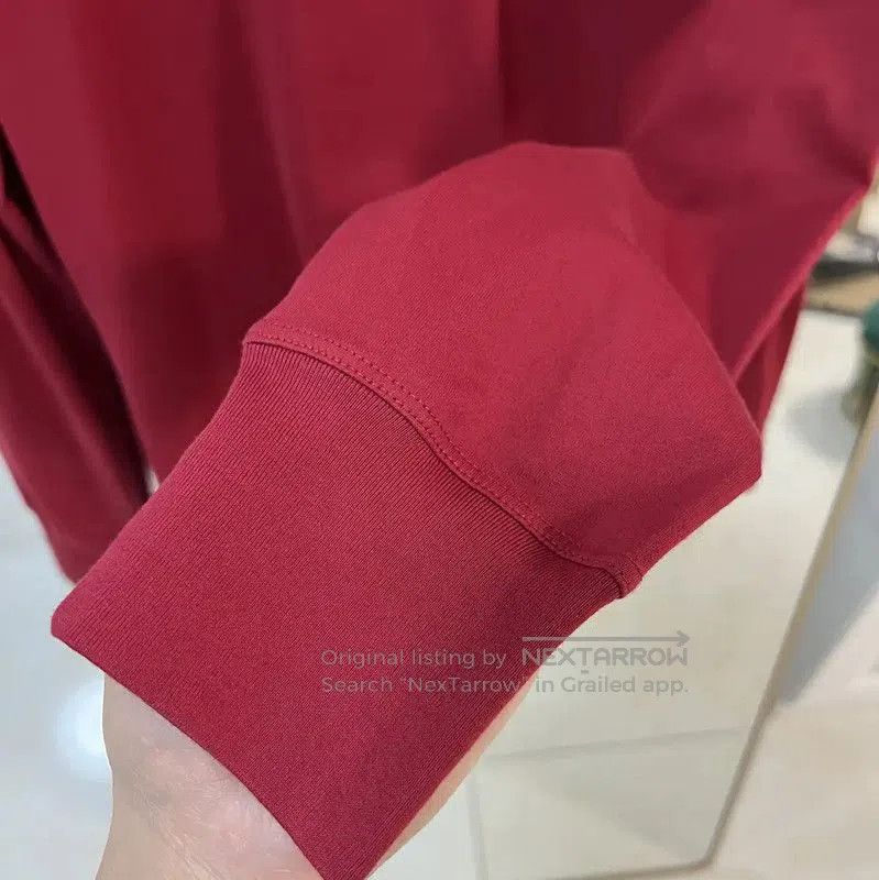 Burberry Burberry Red Cotton Long Sleeve Tee Shirt. Size US M / EU 48-50 / 2 - 5 Thumbnail