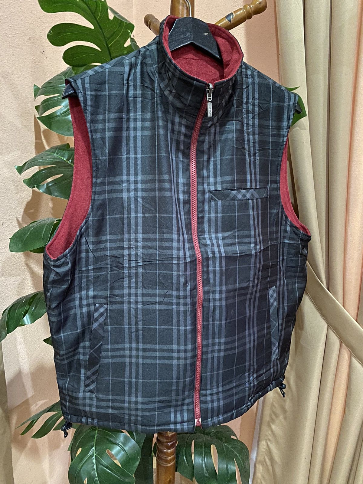 Burberry Burberry Golf Red Suede Vest Vintage Men’s Luxury Sportswear Size US M / EU 48-50 / 2 - 9 Thumbnail