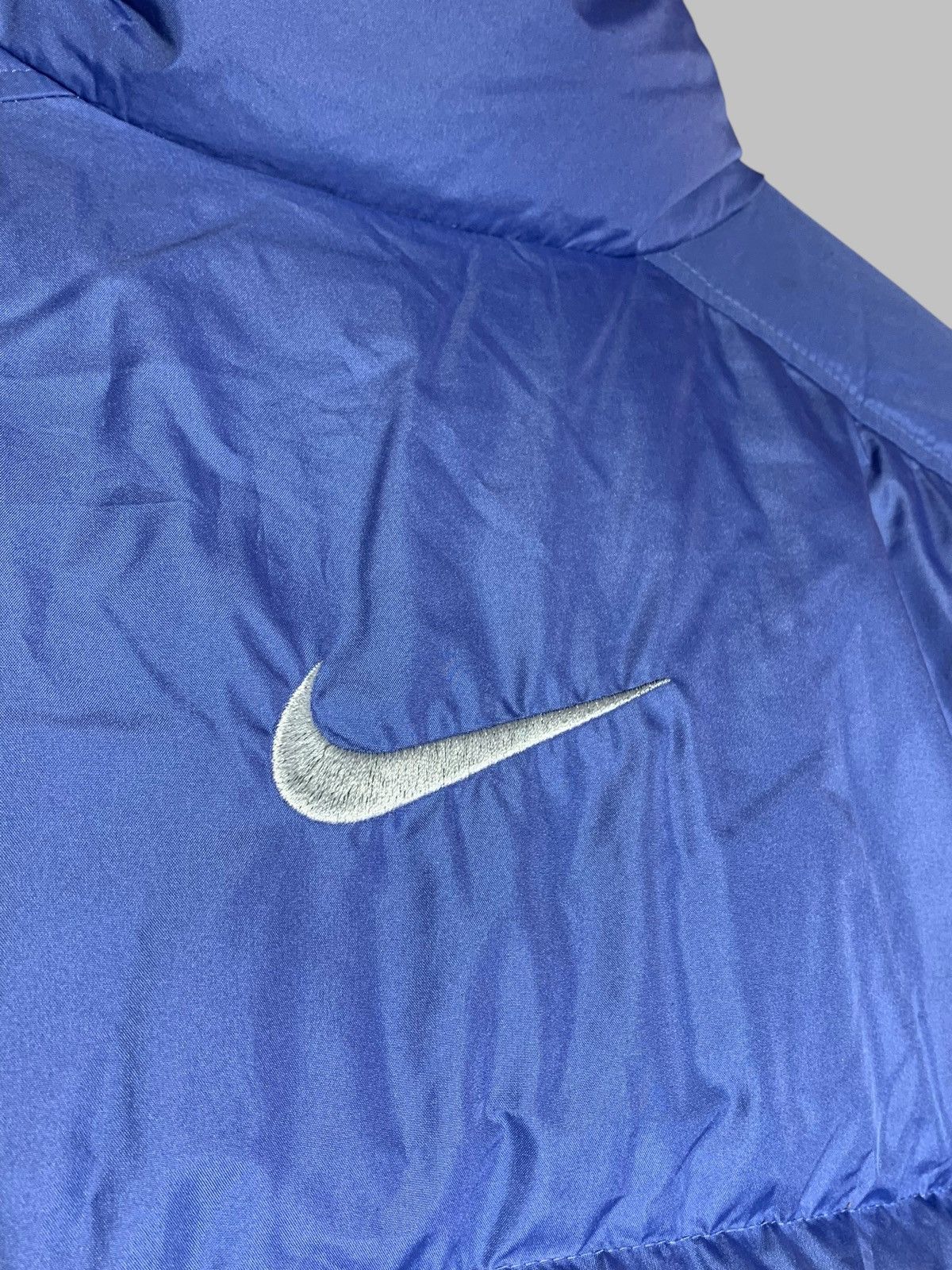 Nike × Vintage Vintage 90s Nike Down Puffer Men’s Jacket Size US L / EU 52-54 / 3 - 4 Thumbnail