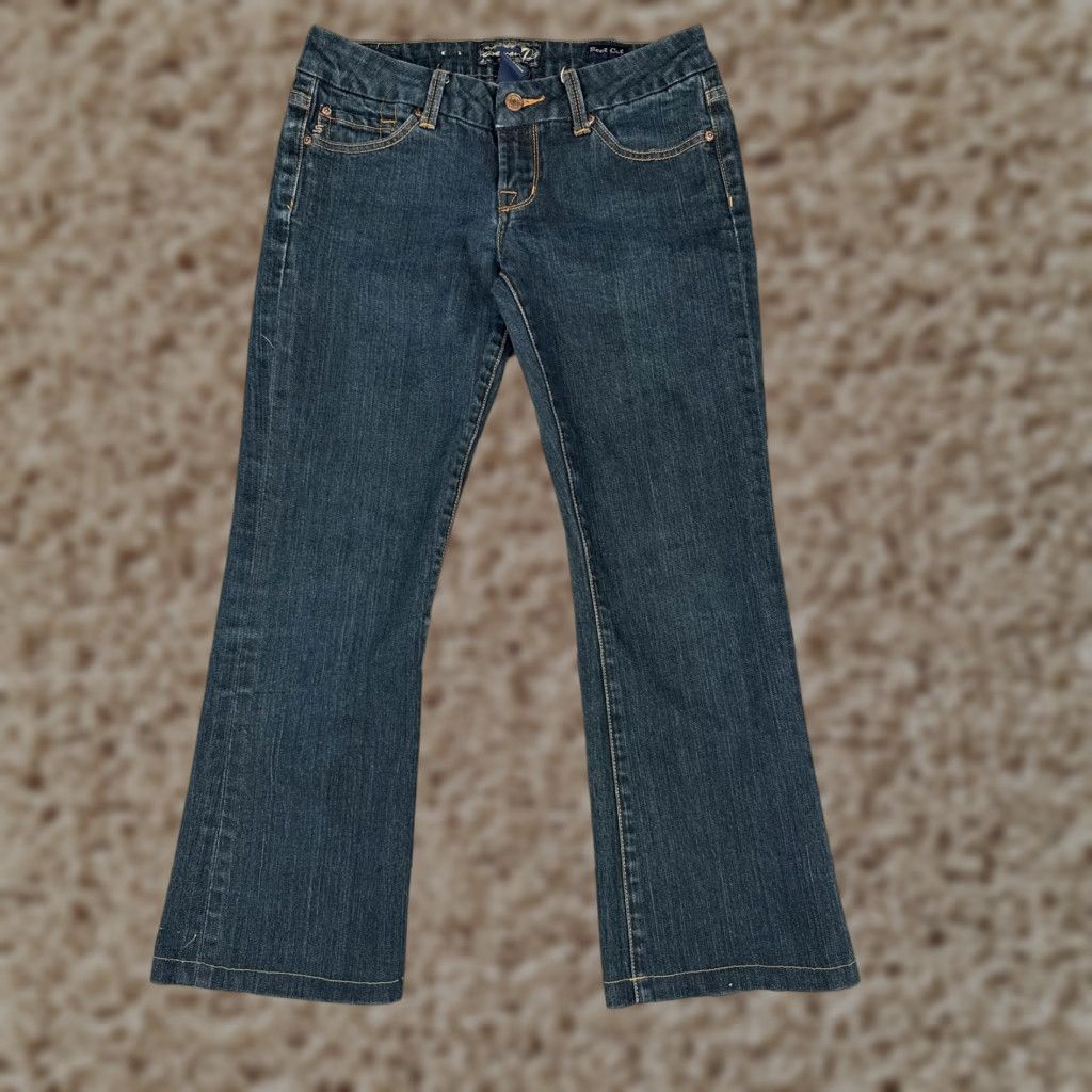 Vintage Seven7 Jeans Womens 29 Blue Bootcut Denim Stretch Dark Wash Regular Inseam 25 Size 29" - 1 Thumbnail
