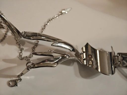 Jewelry Gothic Mask Cyber Punk Liquid Irregular Hollow Jewelry Size ONE SIZE - 2 Thumbnail