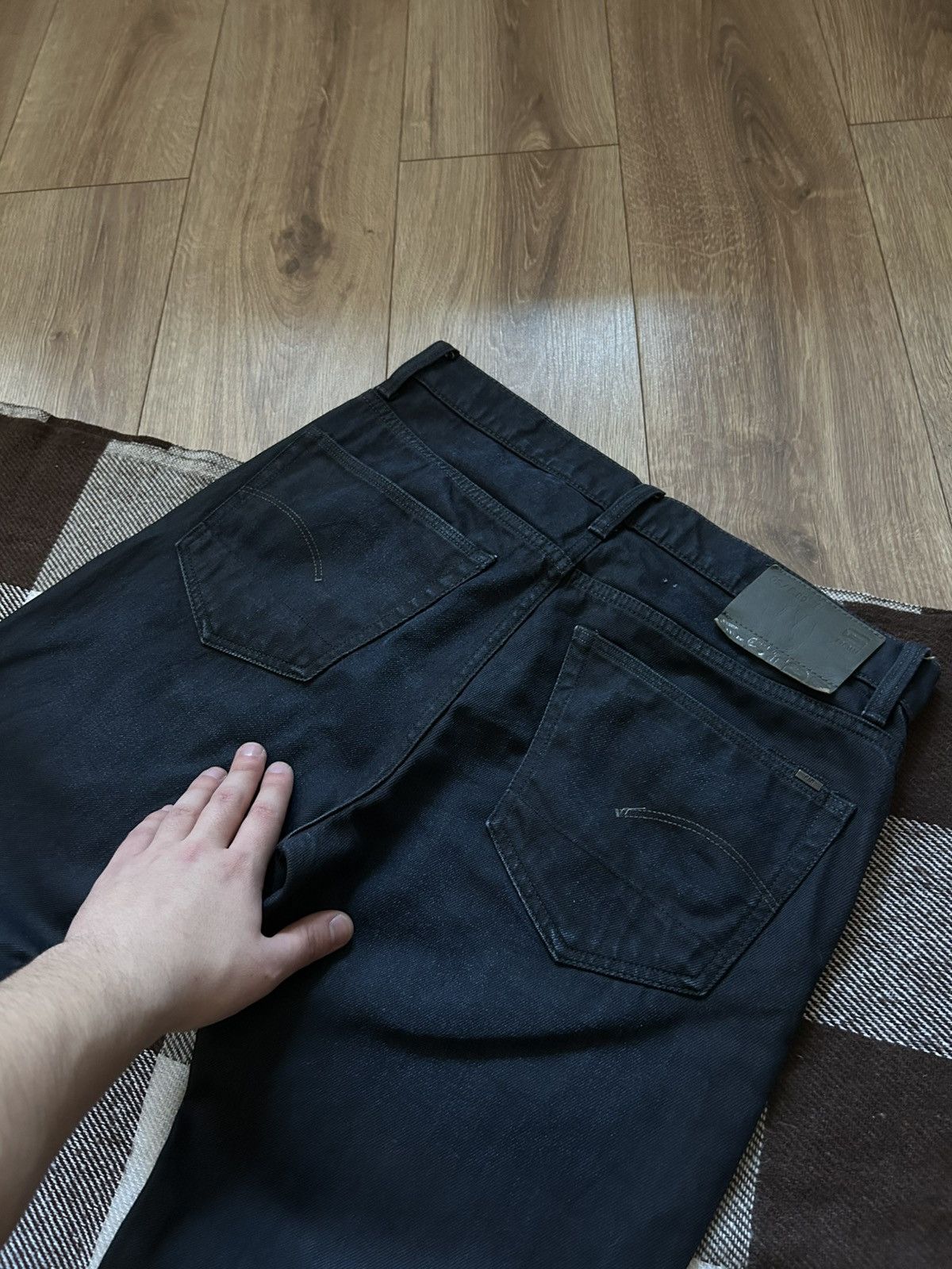 G-Star Vintage 3301 G Star Raw slim jeans mens denim Size US 32 / EU 48 - 3 Thumbnail