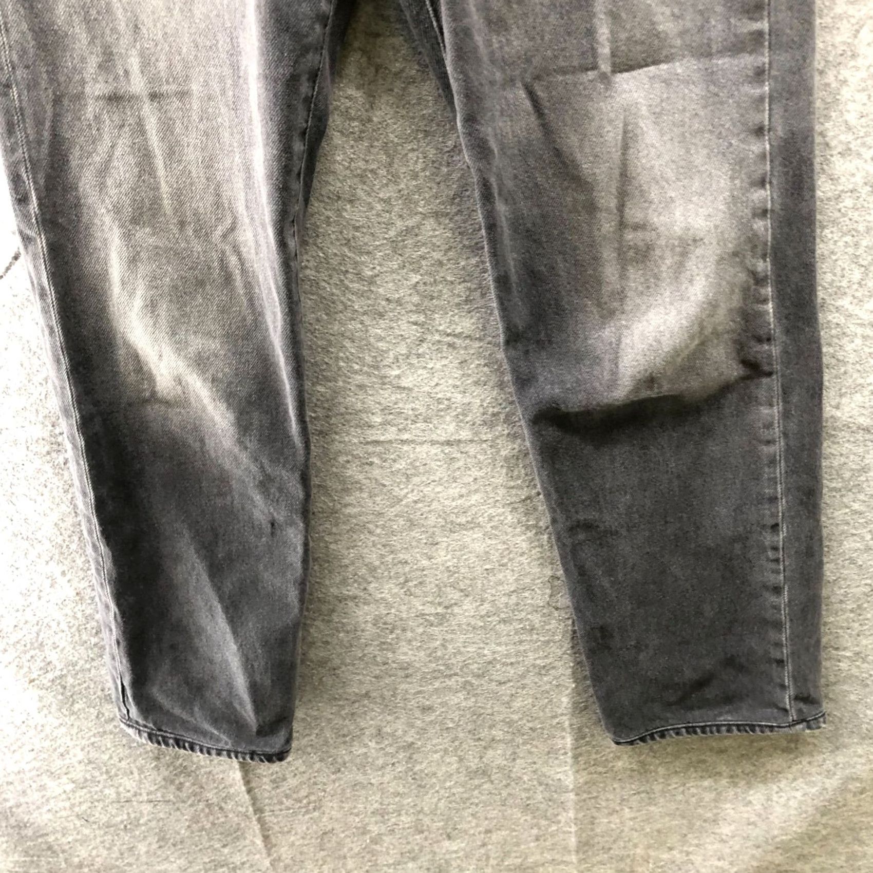 Zara Zara High Rise Straight Jeans Womens Size 2 Black Charcoal Wash Cotton Denim 5-Pocket Size 26" / US 2 / IT 38 - 5 Thumbnail
