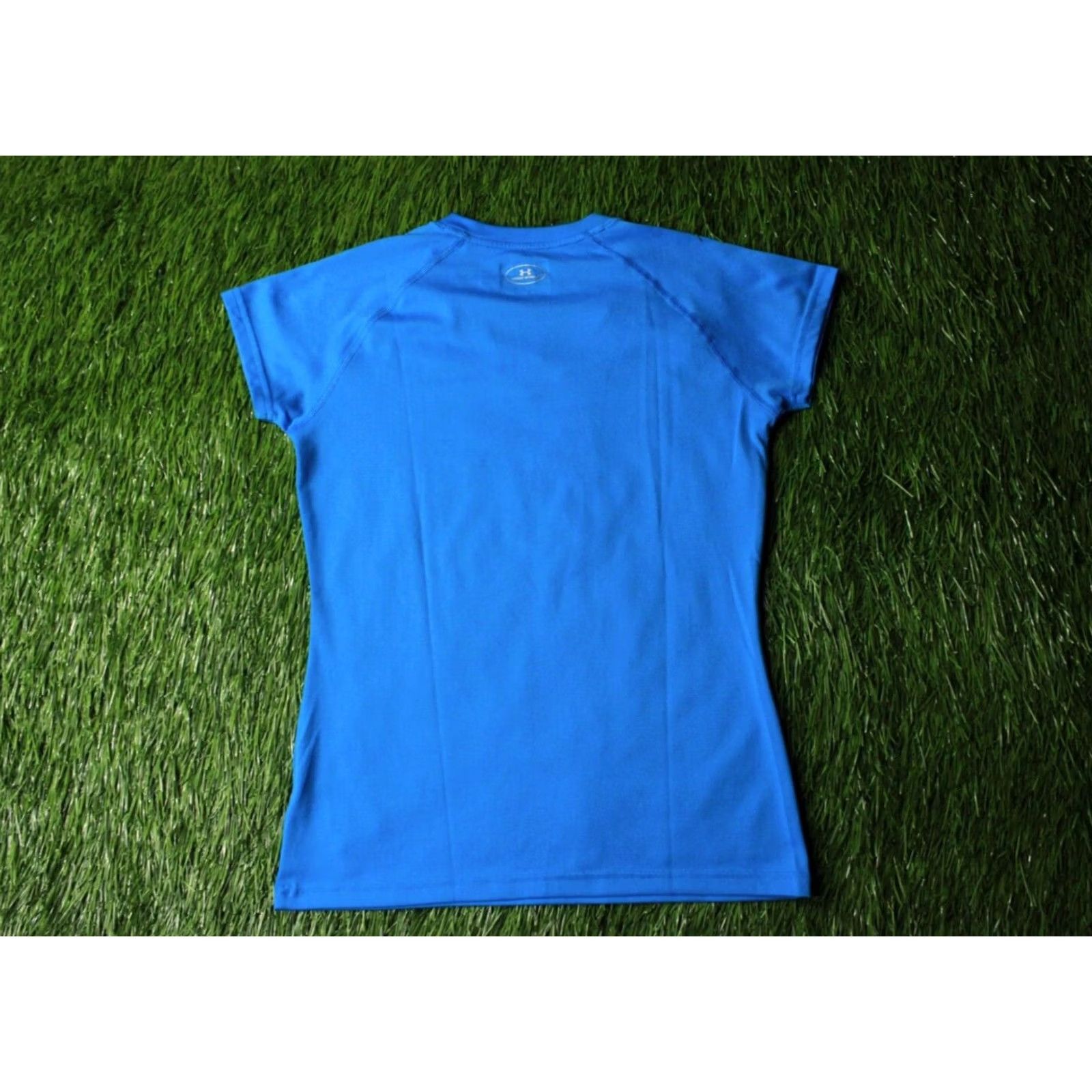 Under Armour UNDER ARMOUR HEATGEAR WOMEN COMPRESSION TRAINING SHIRT JERSEY ORIGINAL SIZE XS BLUE Size XS / US 0-2 / IT 36-38 - 7 Thumbnail