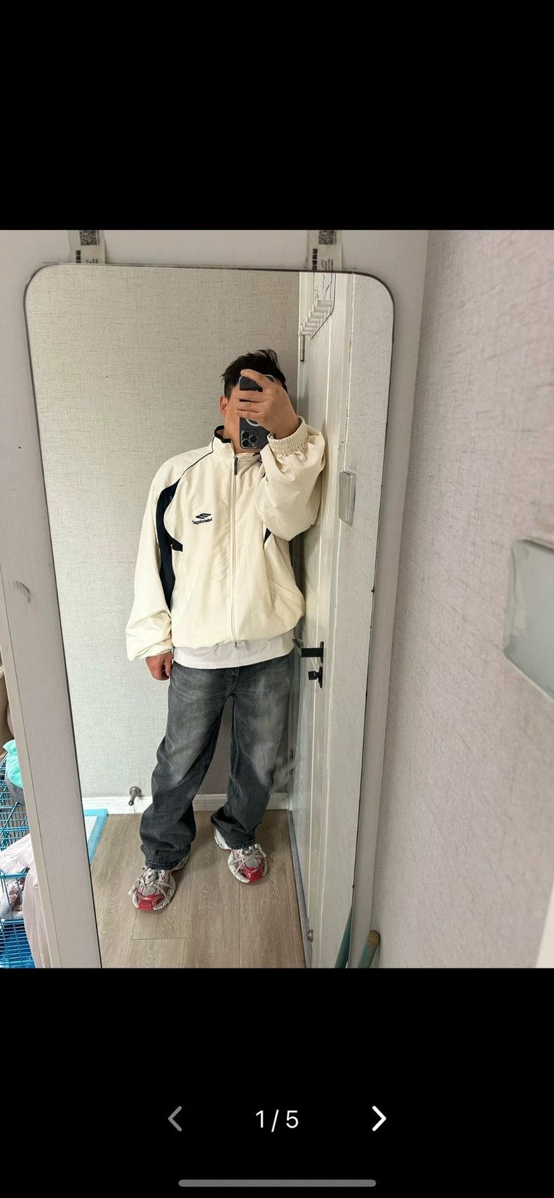 Balenciaga Balenciaga 3B Embroidered Letter logo Color Contrast Jacke Size US S / EU 44-46 / 1 - 6 Thumbnail