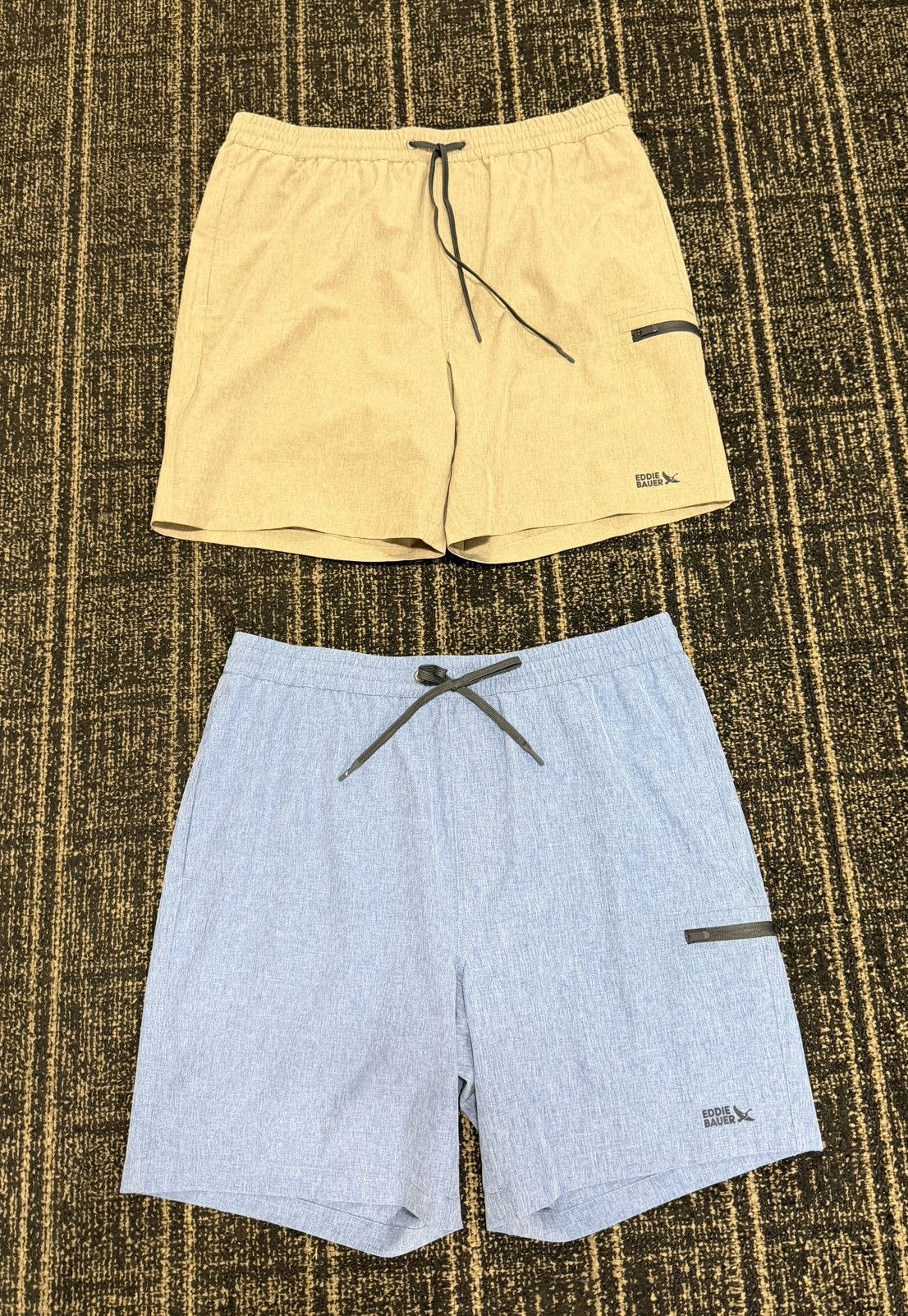 Eddie Bauer Eddie Bauer “Thigh Zip-Pocket” Bathing Suit (Medium) Size US 31 - 1 Thumbnail
