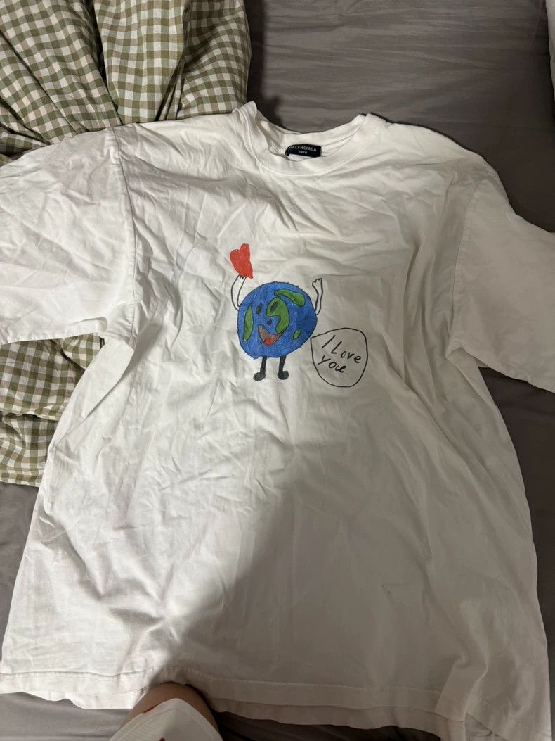 Balenciaga Balenciaga Oversize Graphic Short Sleeve Tee - dmc Size US XS / EU 42 / 0 - 1 Thumbnail