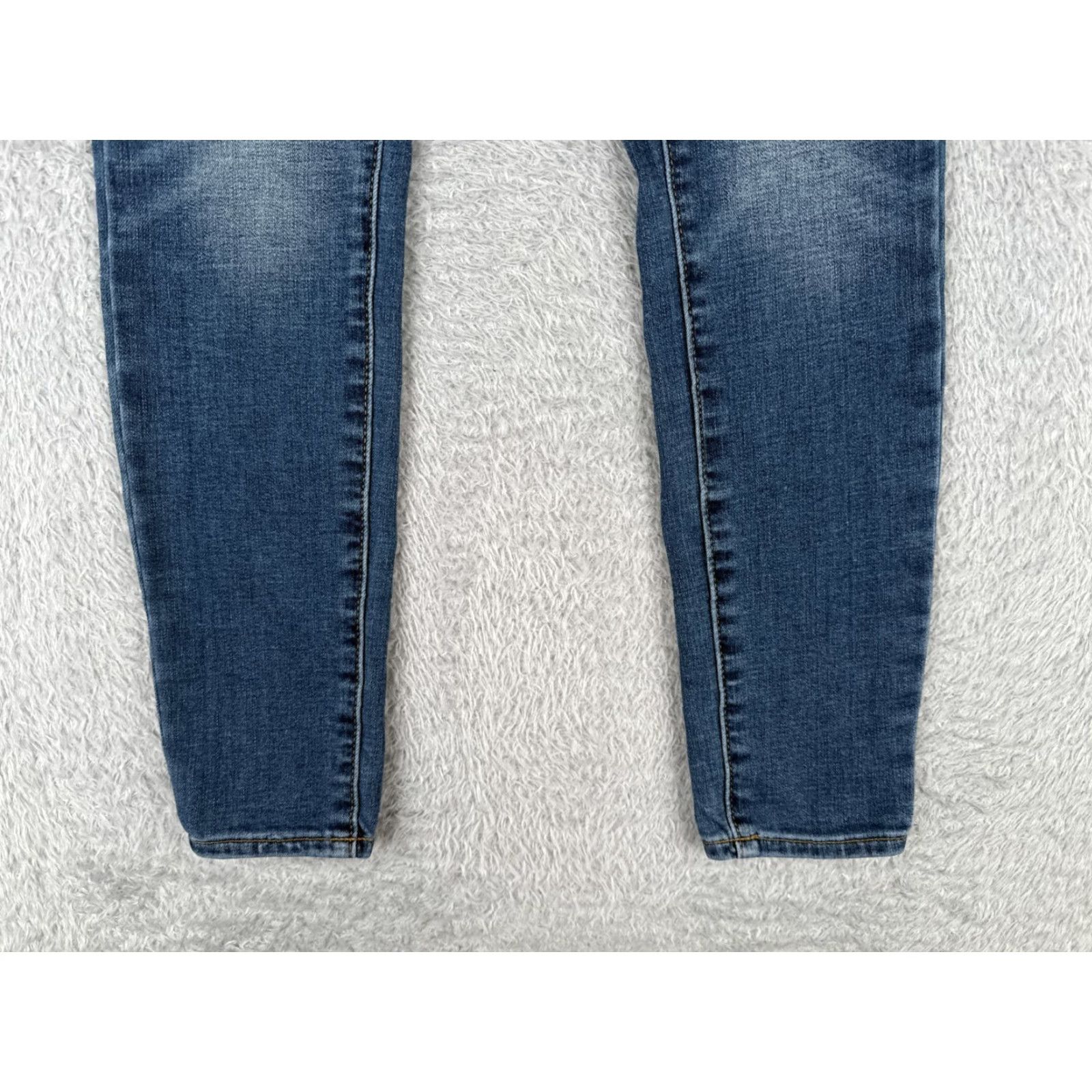 Lucky Brand Lucky Brand Jeans Women 24 Blue Denim Skinny Tapered Mid Rise Cotton Blend 24x27 Jeans Size 42" / US 20 - 2 Thumbnail