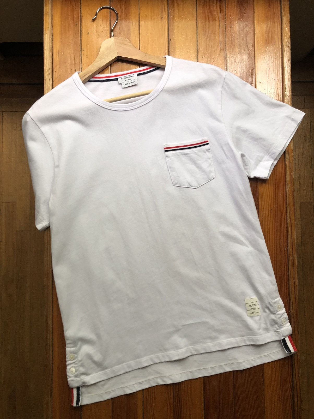 Thom Browne Thom Browne RWB Pocket Tee | Grailed