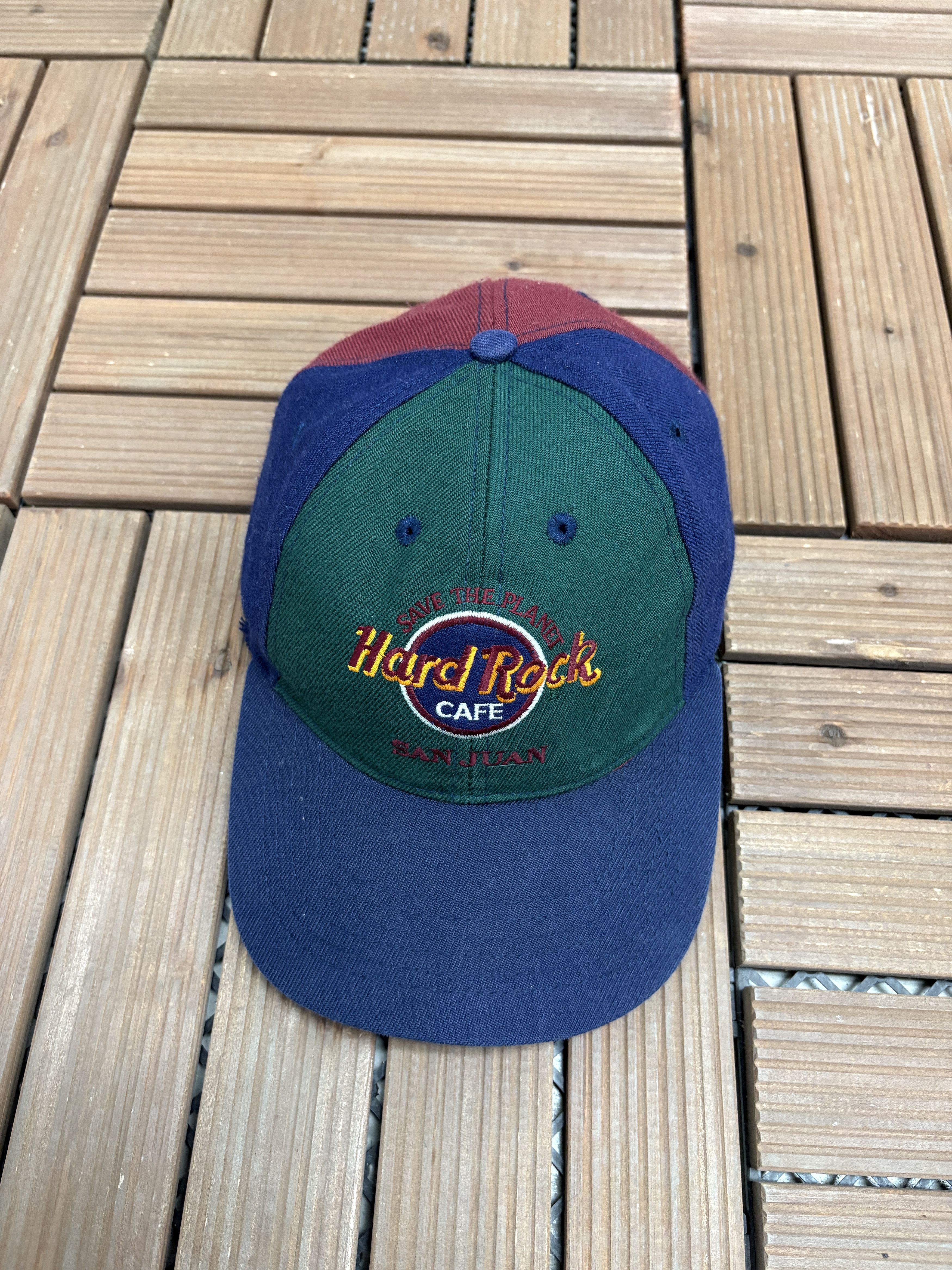 Vintage Hard Rock Cafe San Juan Vintage Snap Back Hat Cap Size ONE SIZE - 1 Thumbnail