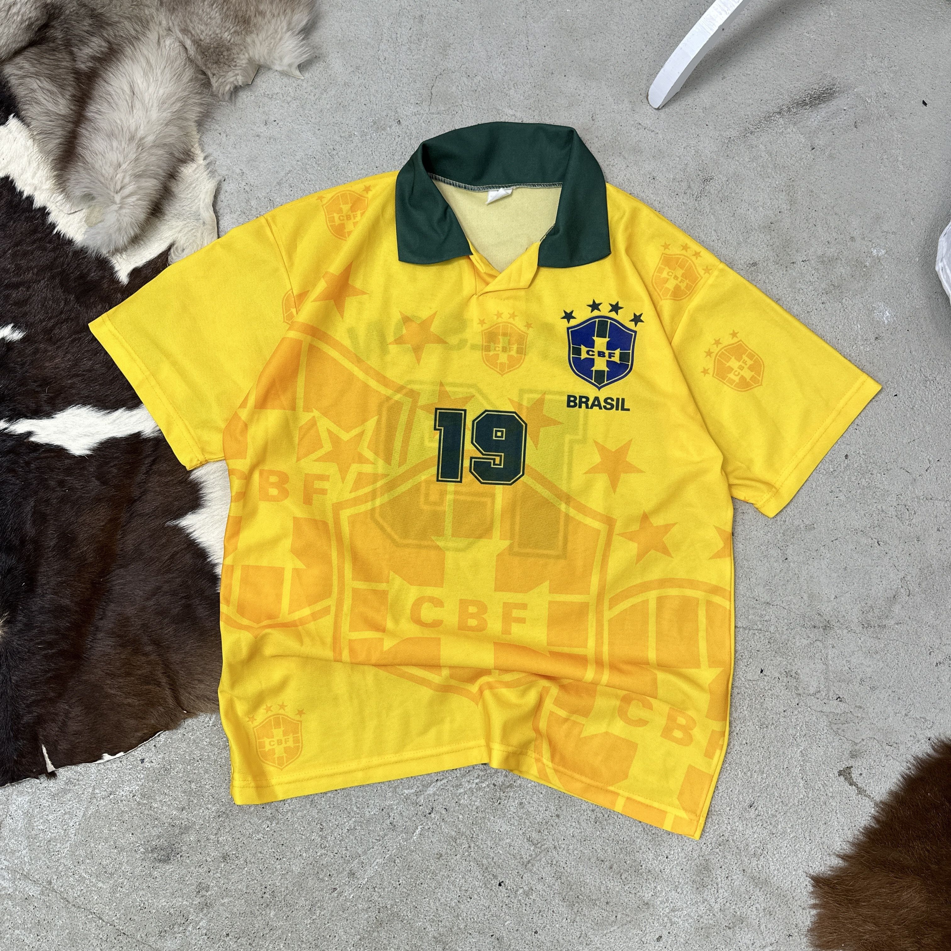 Vintage Vintage Sporty Brasil Blokecore Jersey 00s Size US XL / EU 56 / 4 - 1 Thumbnail