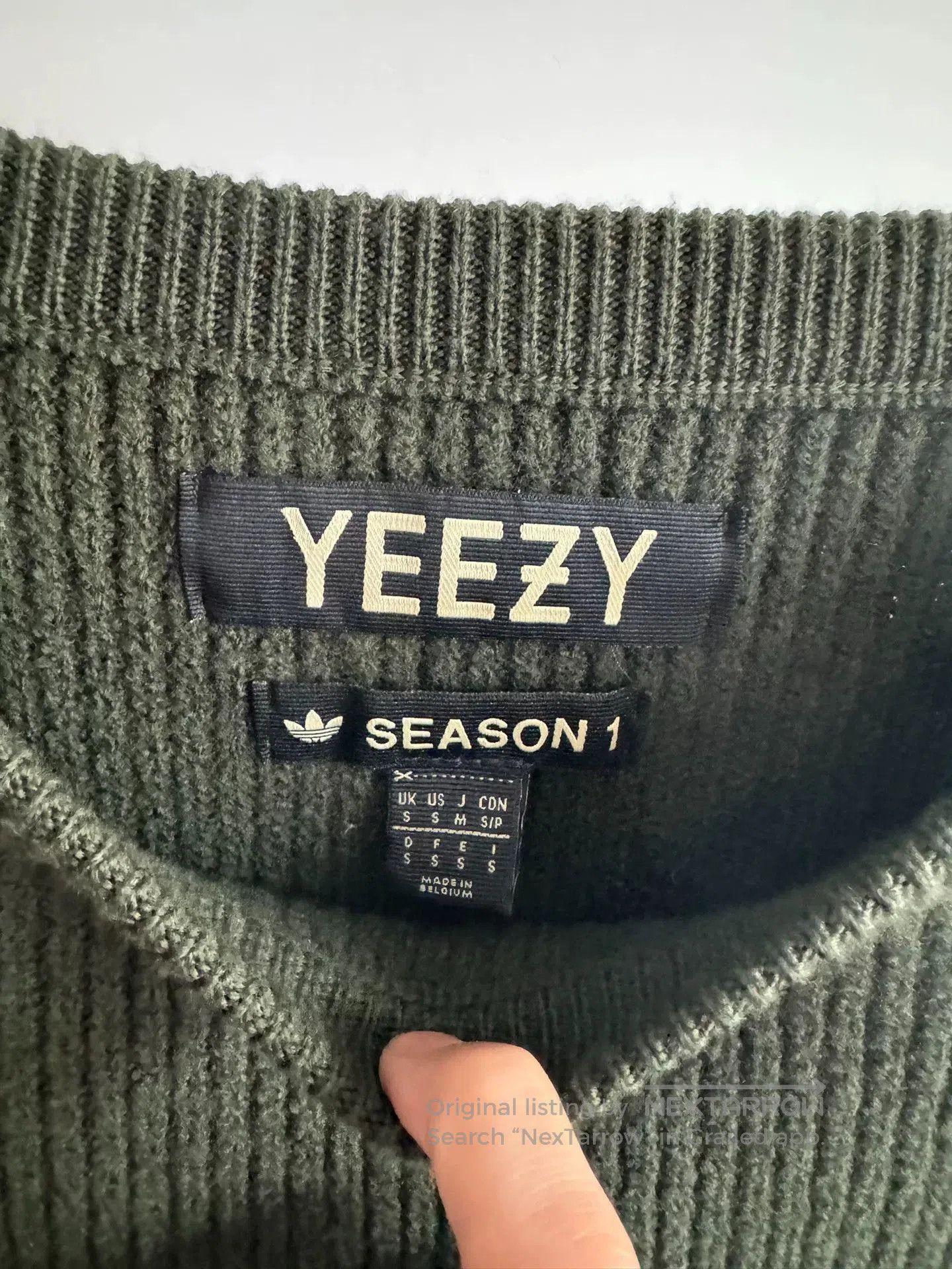 Yeezy Yeezy Season 1 Military Green Sweater. Size US S / EU 44-46 / 1 - 3 Thumbnail