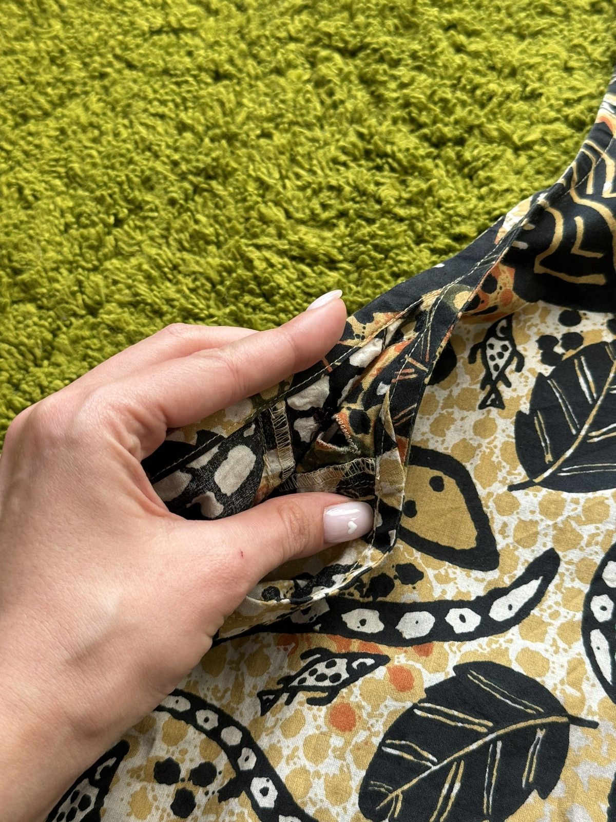 Designer 🐢 Gudrun Sjoden avant garde boho style turtles pattern dress Size M / US 6-8 / IT 42-44 - 9 Thumbnail