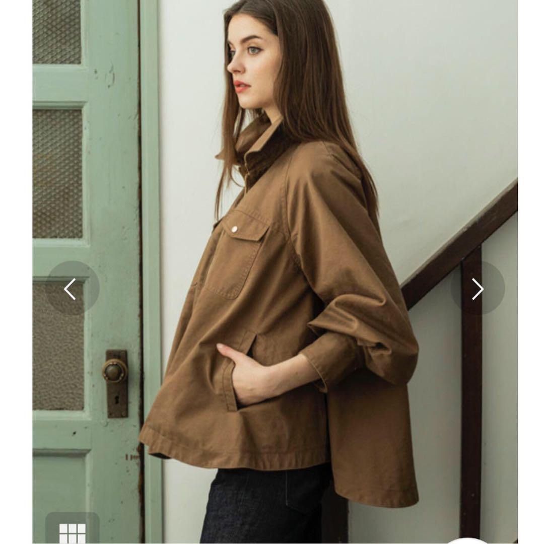 Japanese Brand Emma Taylor x freaks Store poncho fleece brow jackets Size ONE SIZE - 3 Thumbnail