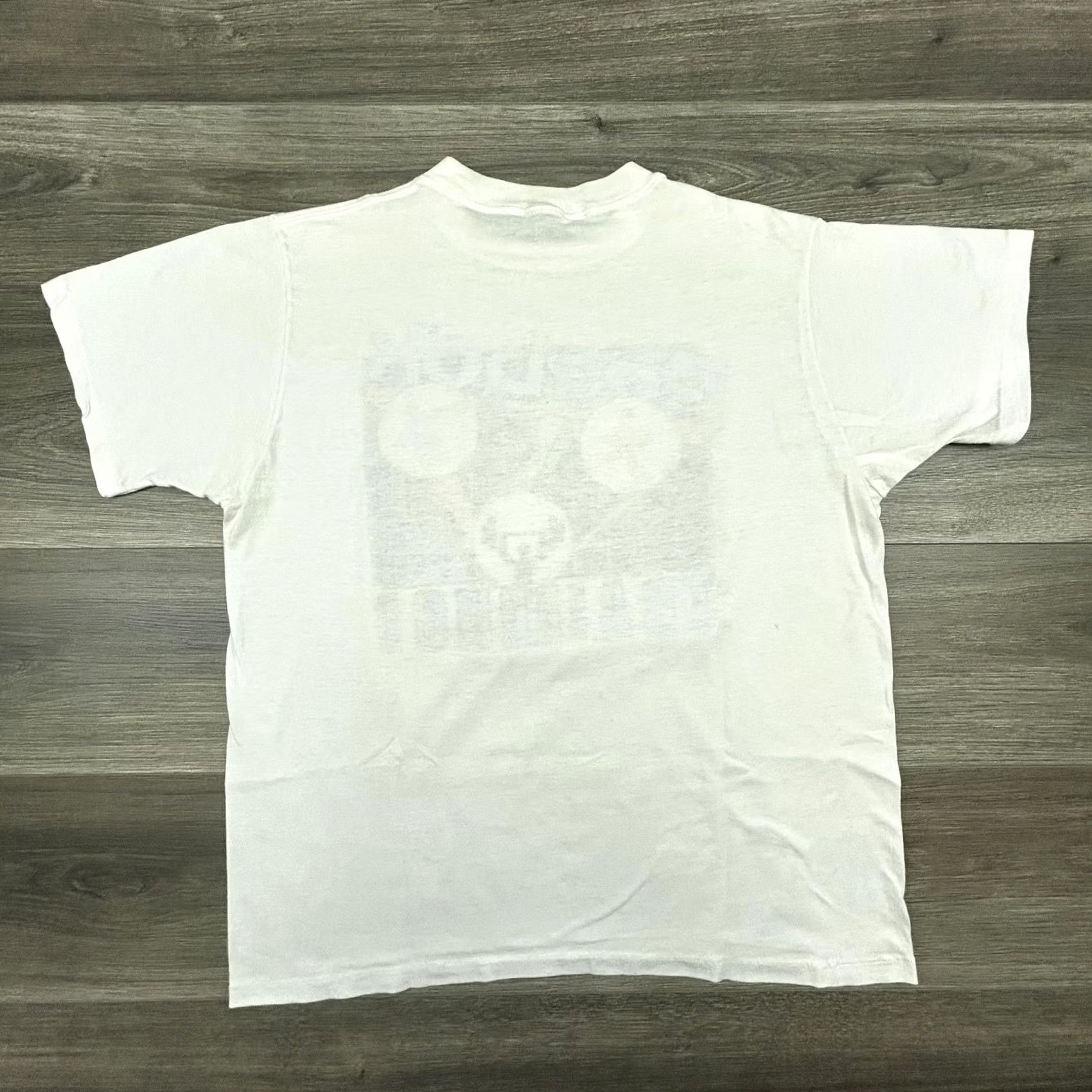 Reebok VINTAGE Reebok Shirt Mens Large White Gym Graphic Fitness Single Stitch 80s USA Size US L / EU 52-54 / 3 - 2 Thumbnail