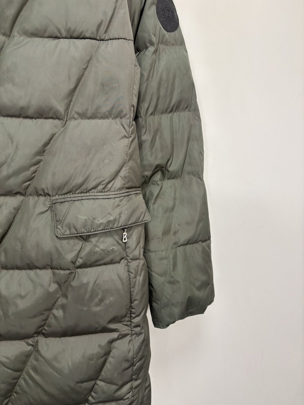 Bogner Bogner Willy Limonta Women’s Khaki Down Puffer Jacket Coat Size M / US 6-8 / IT 42-44 - 5 Thumbnail