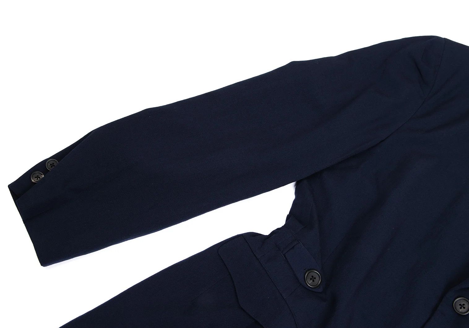 Yohji Yamamoto Yohji Yamamoto Wool Gabardine Jacket Navy M Size US M / EU 48-50 / 2 - 6 Thumbnail