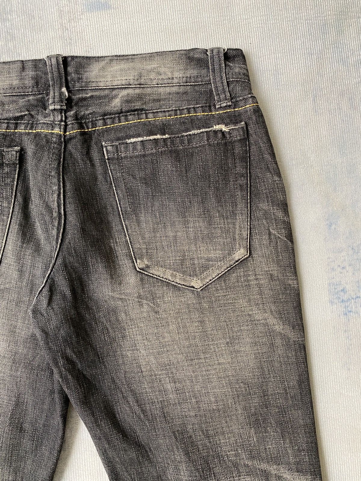 Japanese Brand 2000s The Murder License Claw Marks Flare Denim Size US 31 - 17 Thumbnail