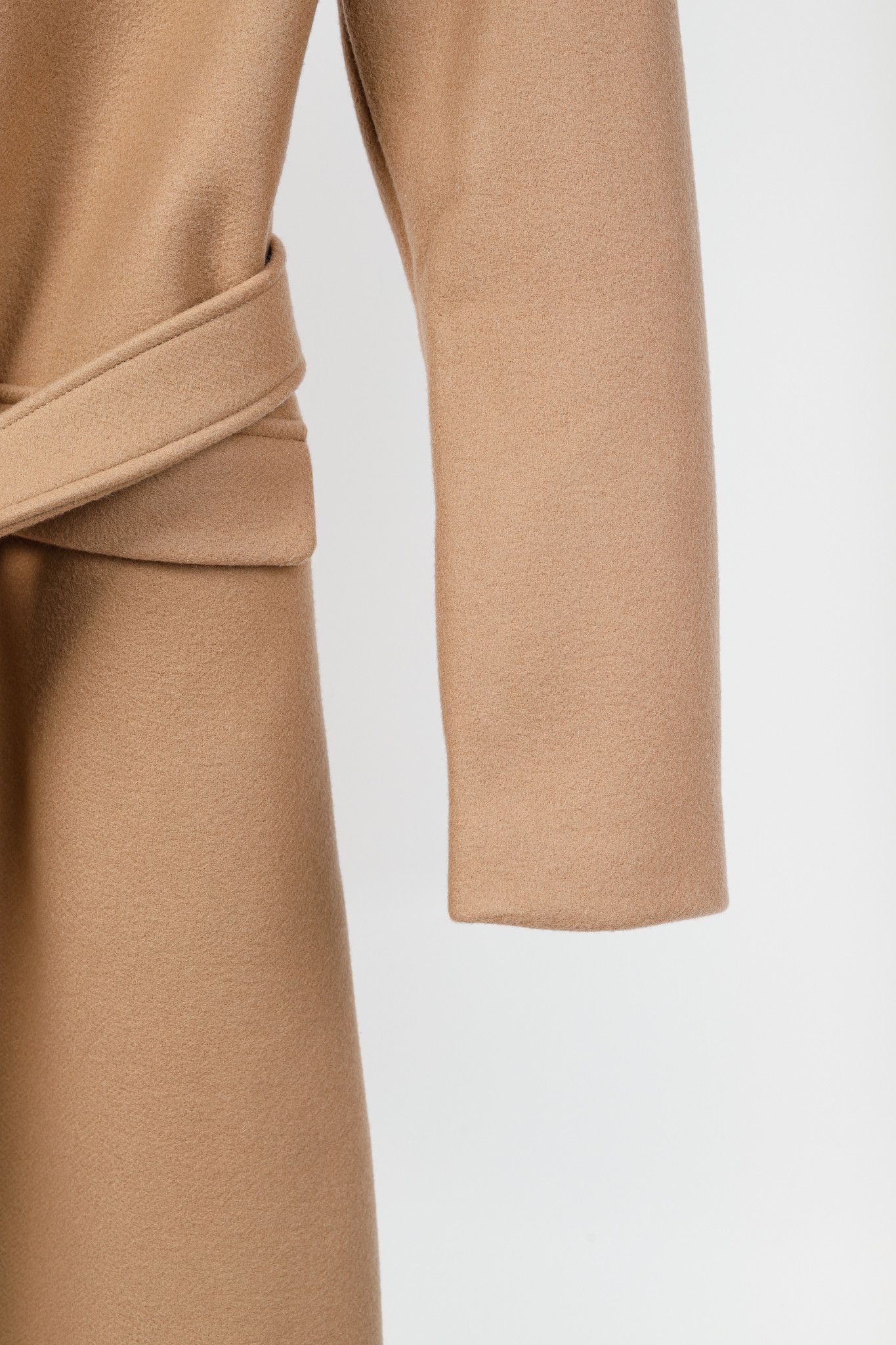 Brooks Brothers Brooks Brothers Tan Wool-Blend Belted Coat Size XS / US 0-2 / IT 36-38 - 6 Thumbnail