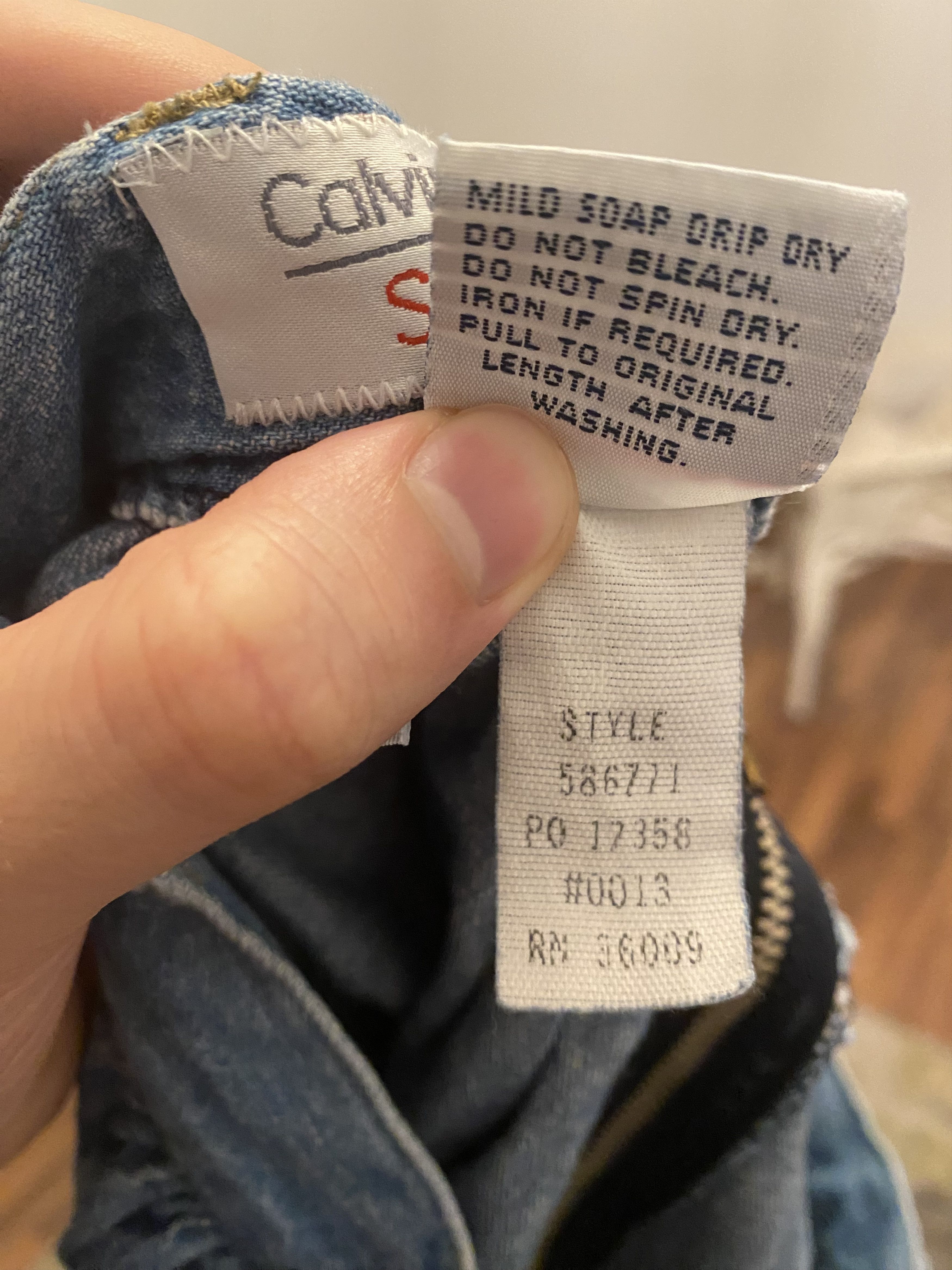 Calvin Klein Denim Skirt Calvin Klein Size 30" / US 8 / IT 44 - 3 Thumbnail