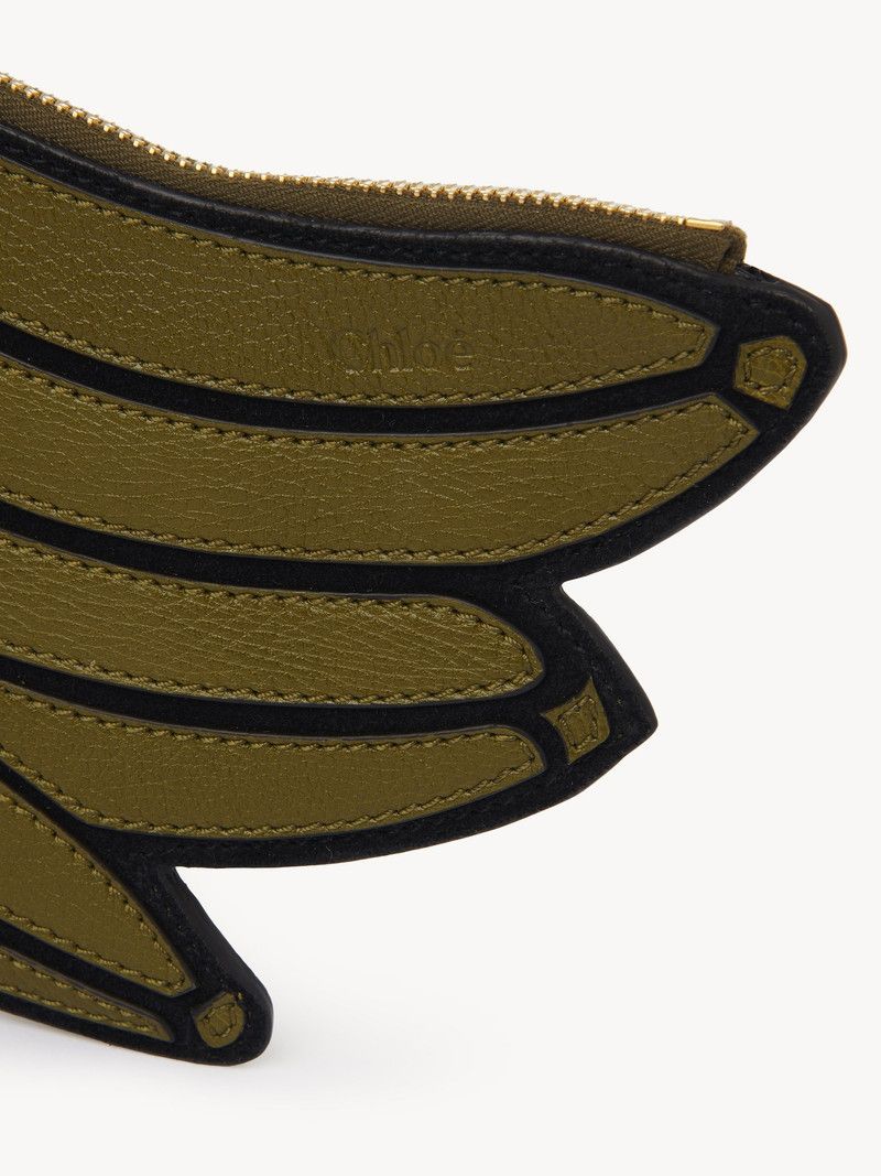 Chloe o1loc1c10226 Size: OS / Banana Flat Pouch in Sweet Khaki Size ONE SIZE - 4 Thumbnail