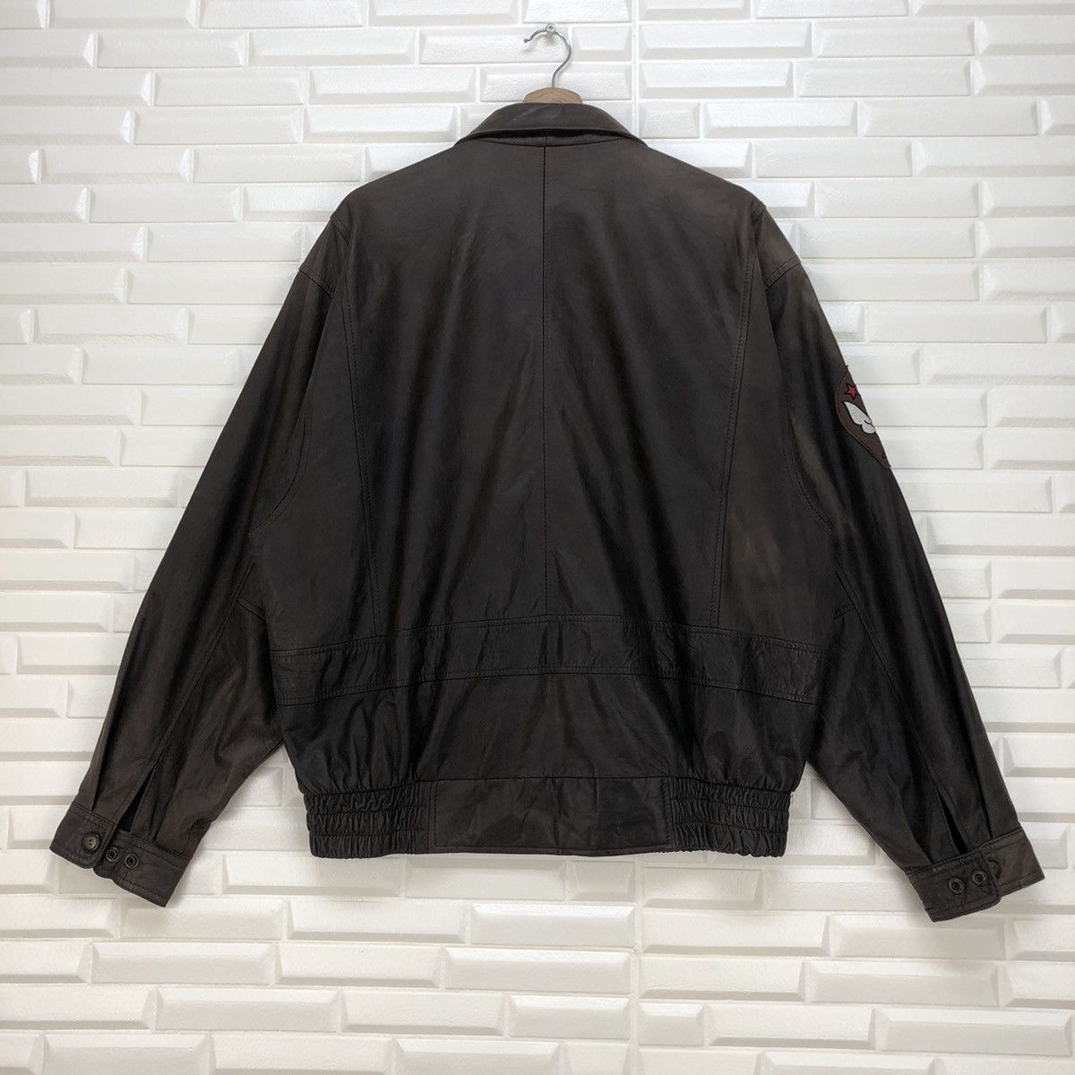 Jean Charles De Castelbajac × Leather Castelbajac Faded Jacket Size US L / EU 52-54 / 3 - 3 Thumbnail
